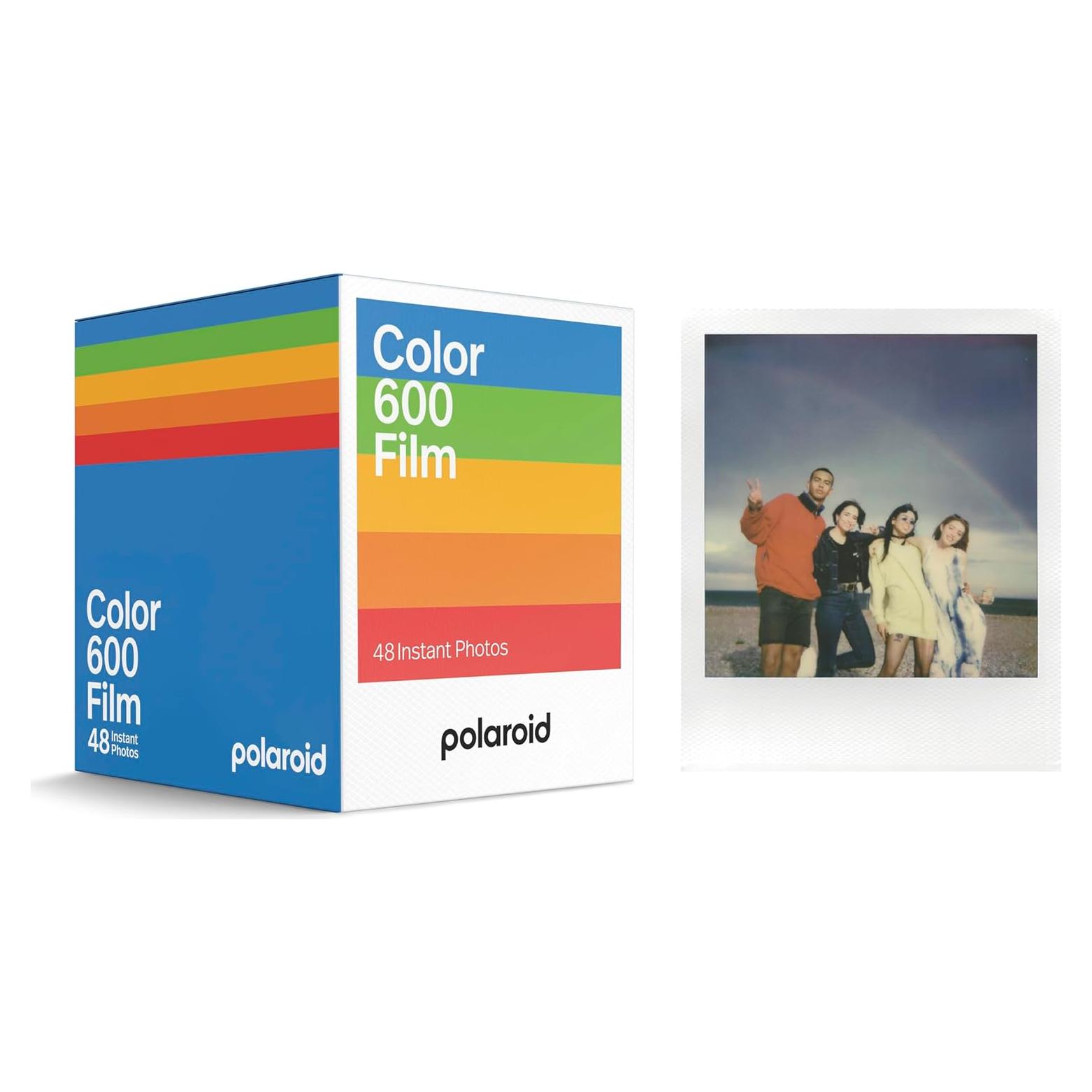 Papel Fotográfico Color Polaroid 600 - Paquete de 48 Fotos