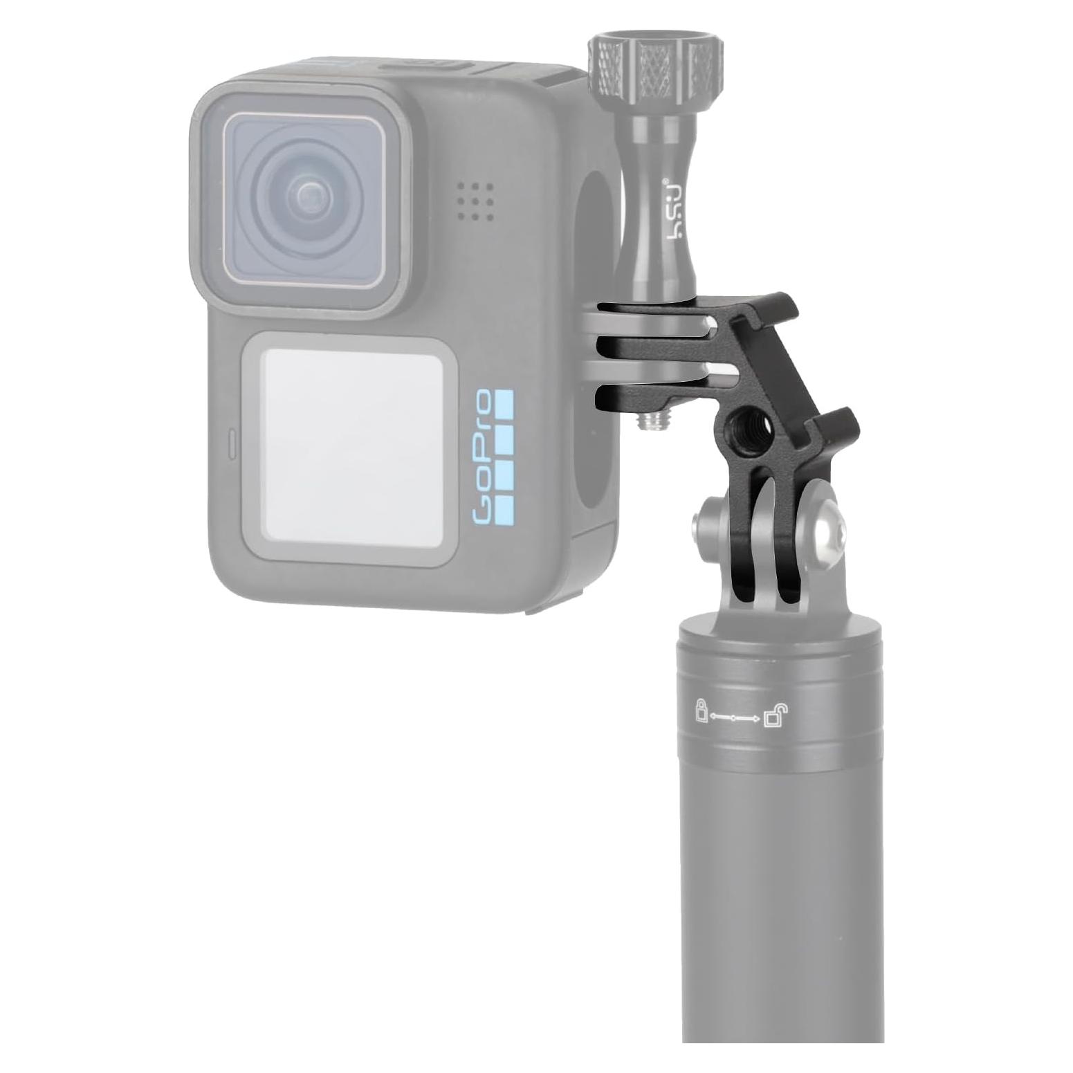 Soporte Vertical de Aluminio HSU para GoPro y Cámaras de Acción