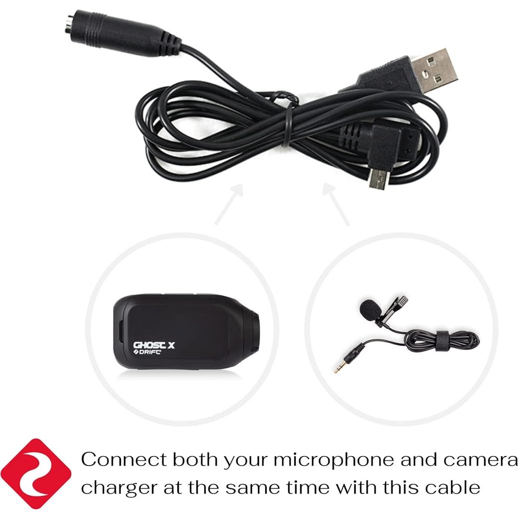 Adaptador USB a 3.5mm para Micrófono Drift Ghost X/4K