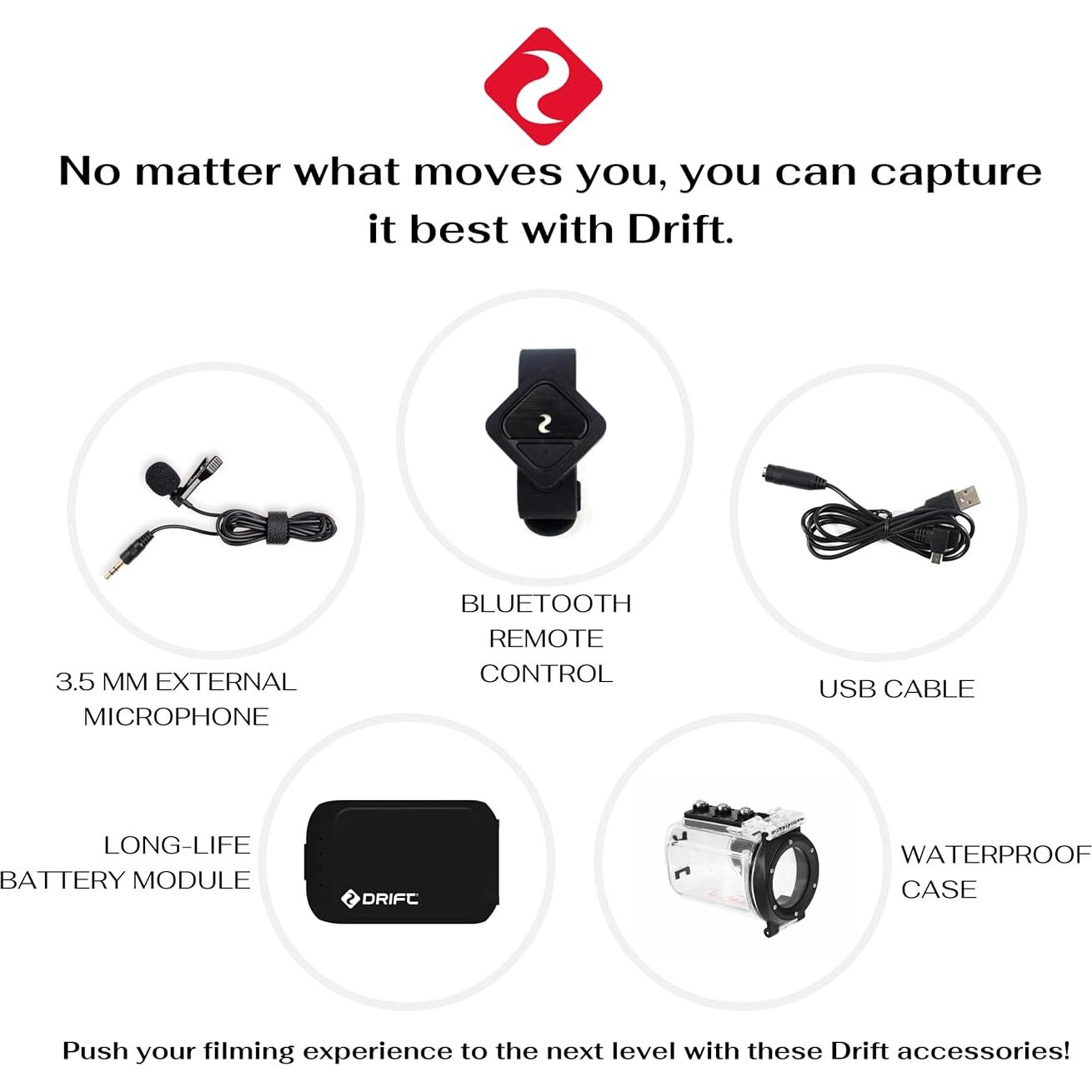 Adaptador USB a 3.5mm para Micrófono Drift Ghost X/4K