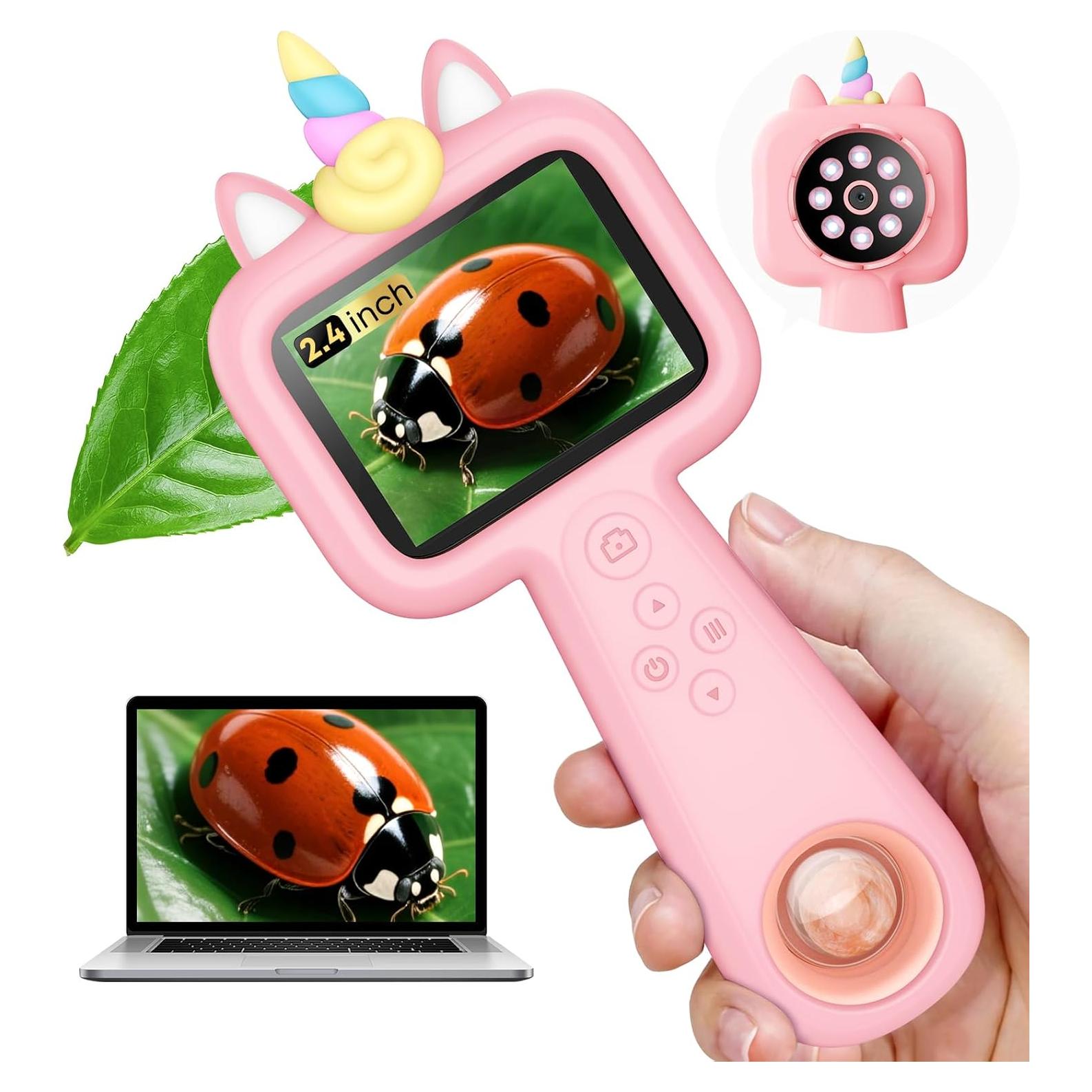 Microscopio digital portátil Lumiscp 600X con pantalla 2.4"