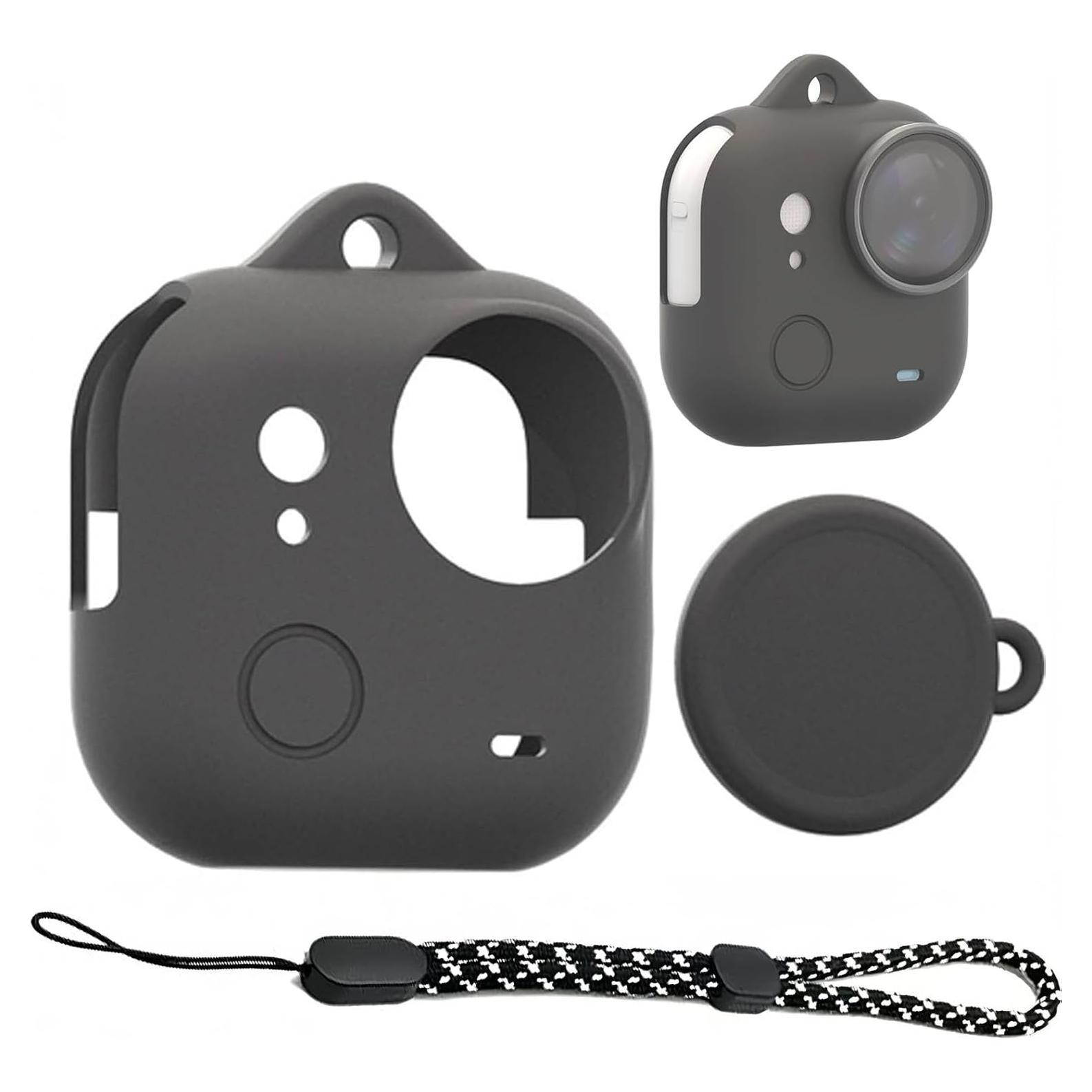 Funda de Silicona para Cámara de Acción Insta360 GO - Negro