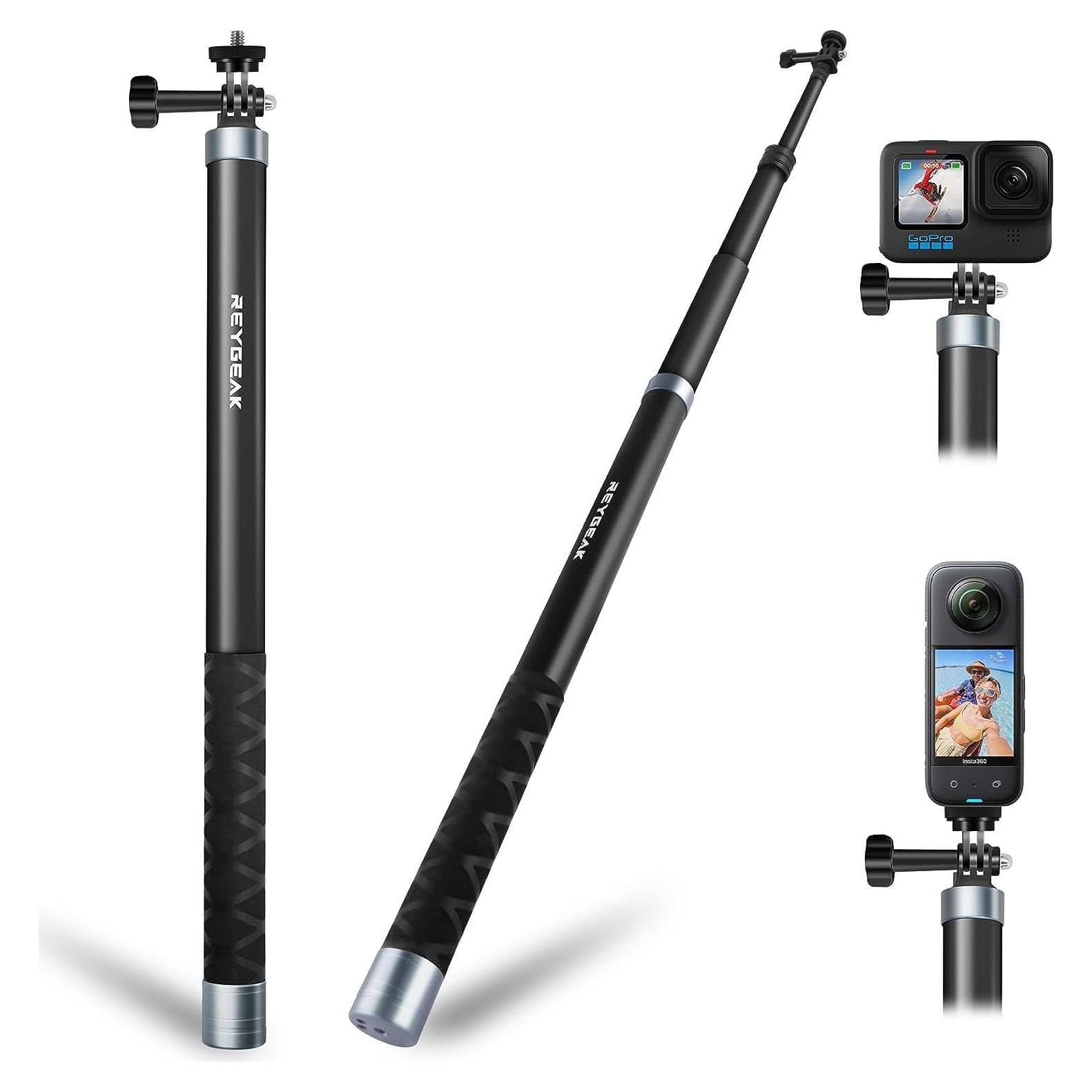 Palo de Selfie Extensible REYGEAK 300cm Fibra de Carbono