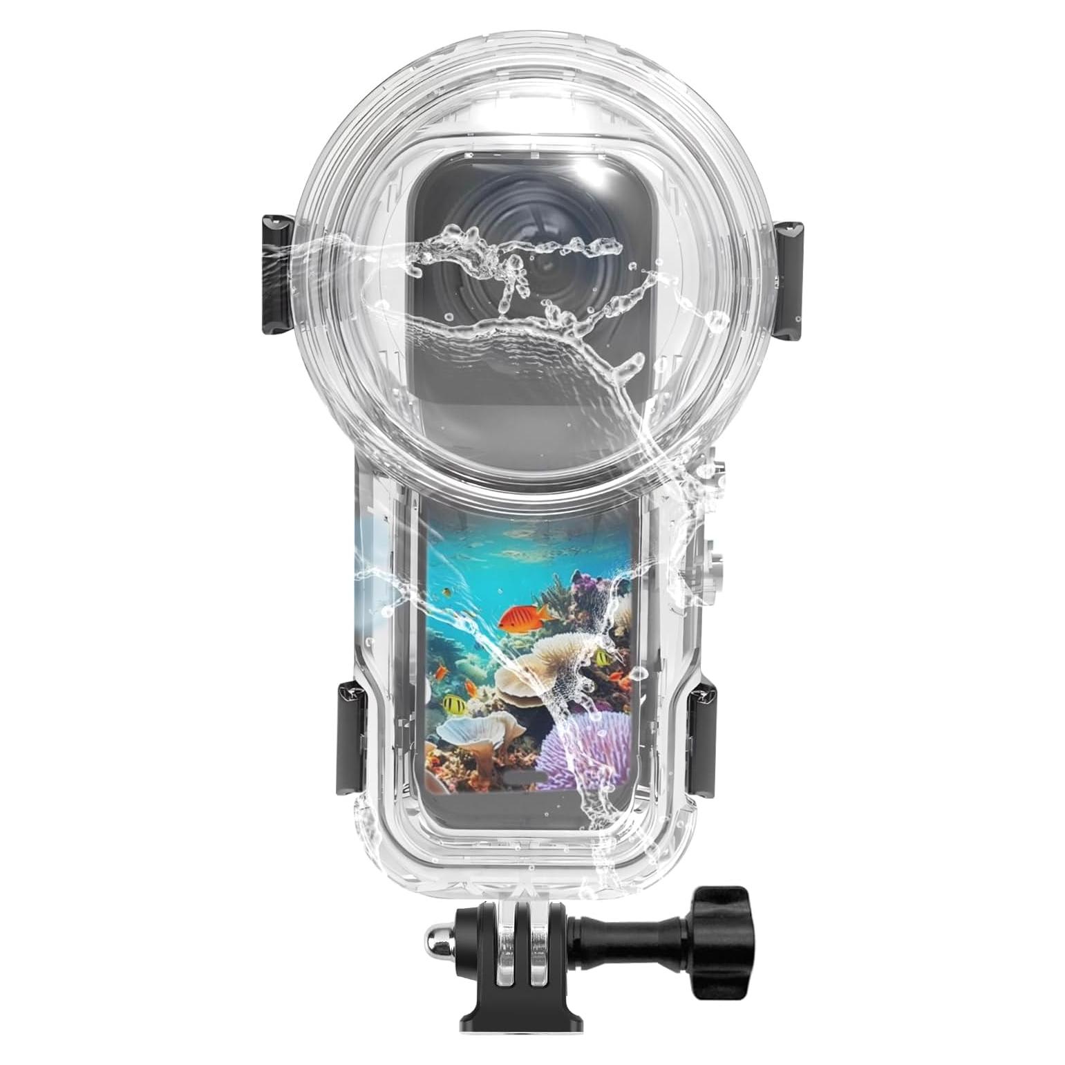 Funda de Buceo Impermeable PULUZ para Insta360 X5 - 60m