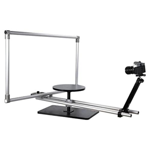 Deslizador de cámara rotativo PUKOKO 360° para DSLR