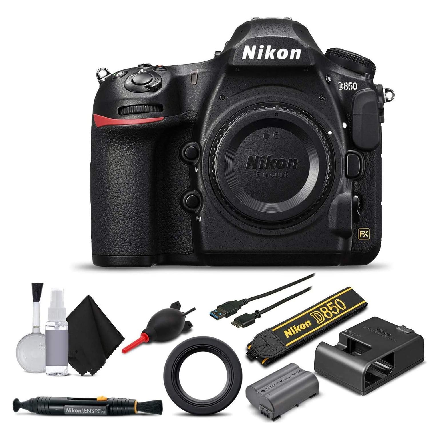 Cámara DSLR Nikon D850 45.7MP Full-Frame Renovada