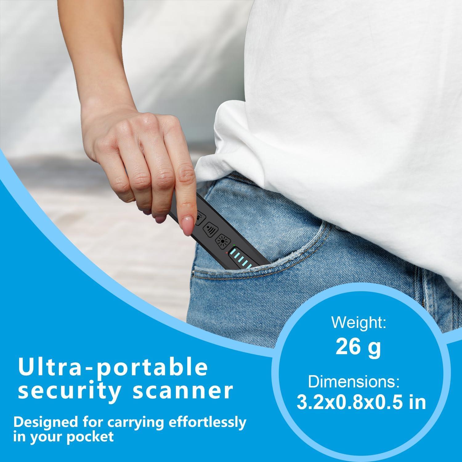 Detector de Cámaras Ocultas SnapDetect S500 - Portátil, 26h Batería