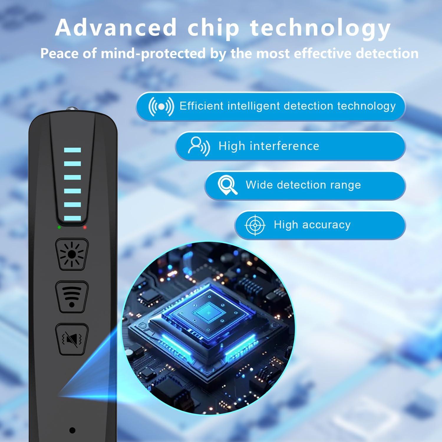 Detector de Cámaras Ocultas SnapDetect S500 - Portátil, 26h Batería
