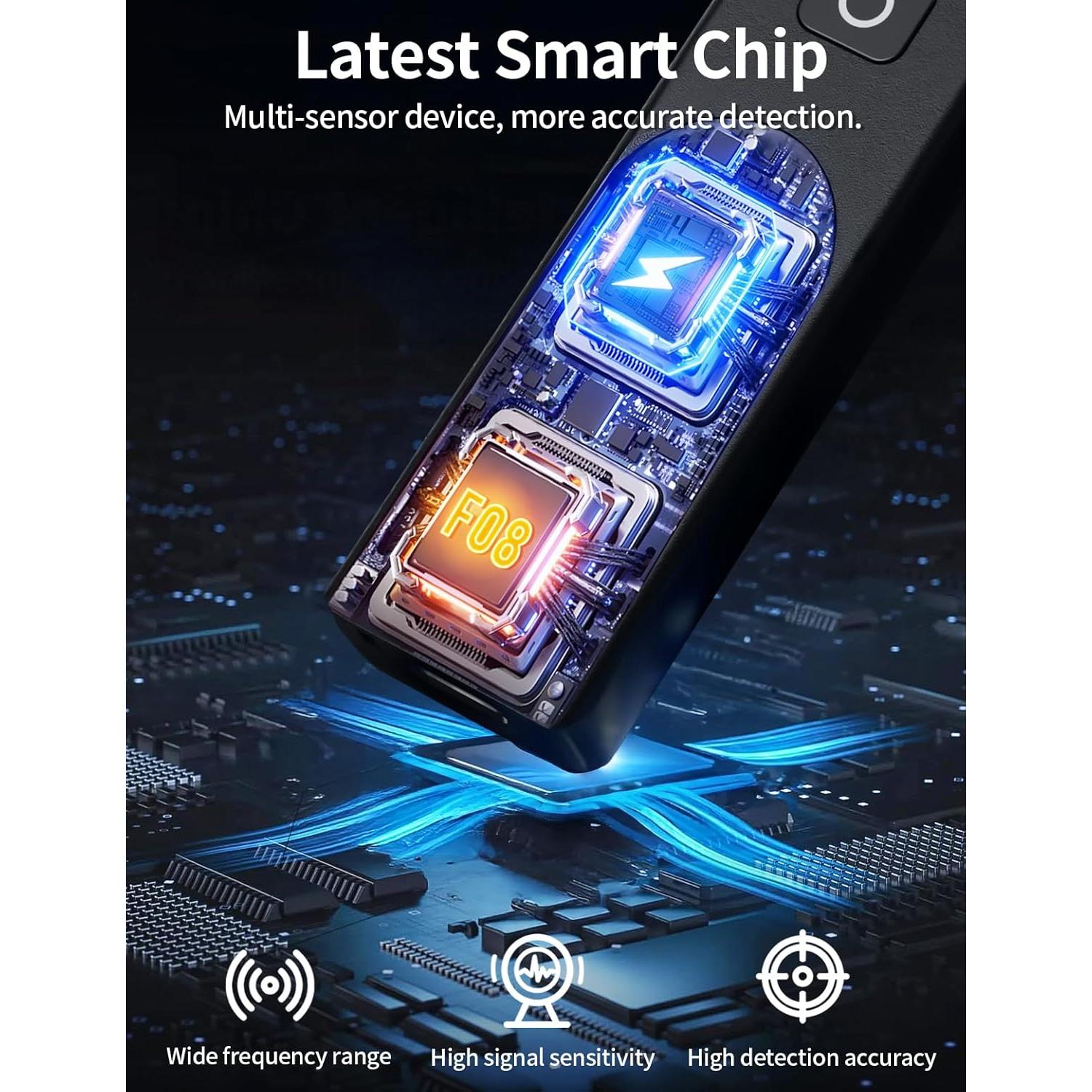 Detector de Cámaras Ocultas 6 en 1 OBSITWY XP-08 - Seguridad Portátil