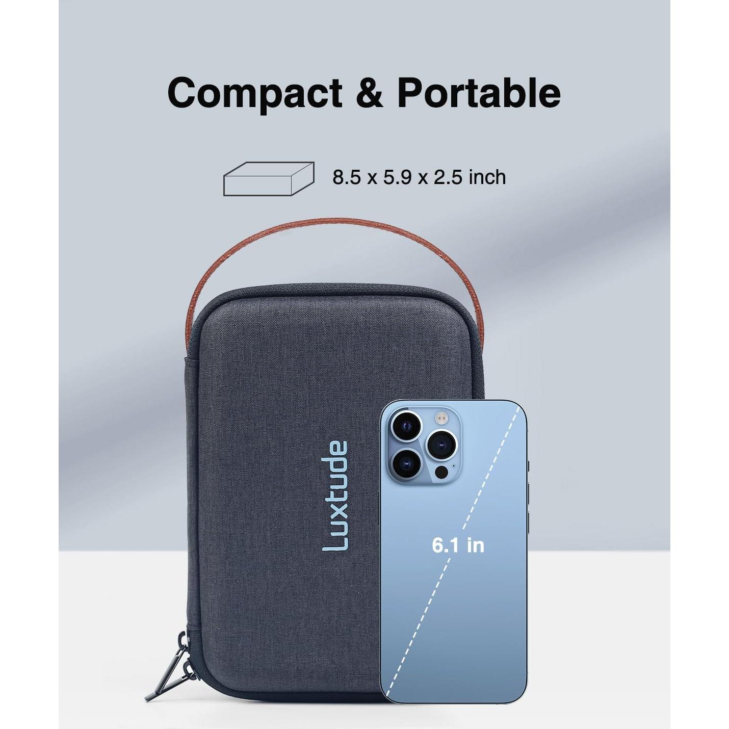 Funda Dura EVA Luxtude para Cámaras y Drones 22.9x16.5x6.5cm