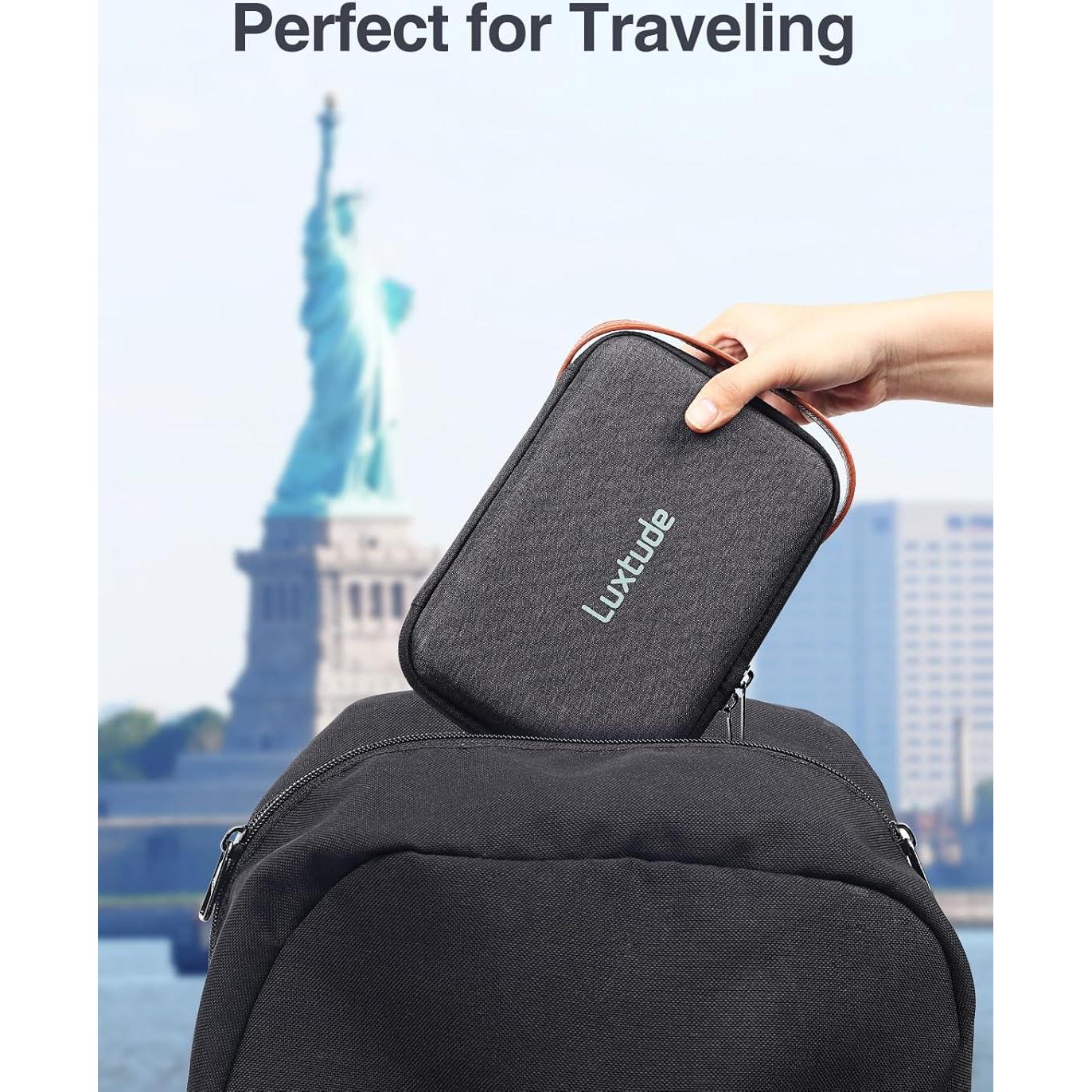 Funda Dura EVA Luxtude para Cámaras y Drones 22.9x16.5x6.5cm