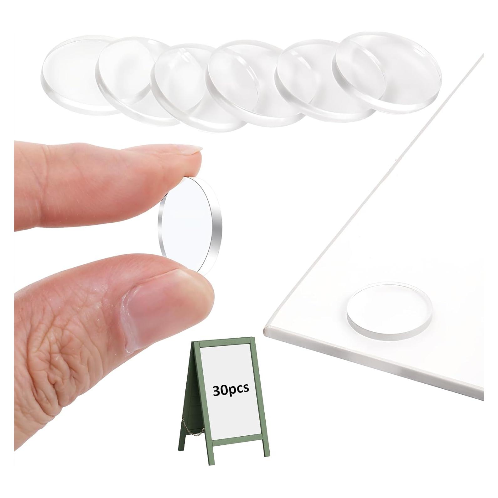 30 Almohadillas Antideslizantes de Vidrio EupHHonycs 1.5cm