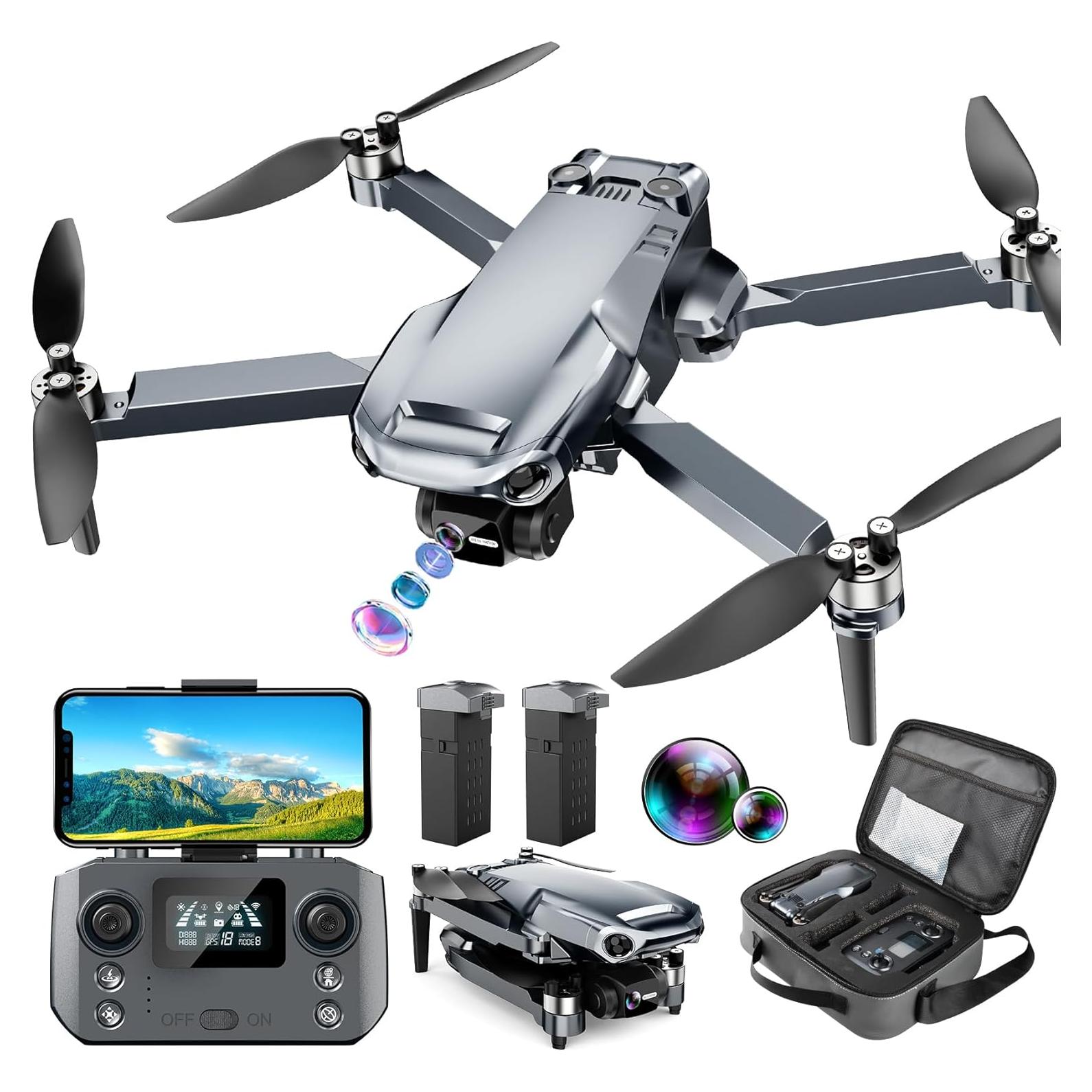 Dron GPS Glorale X38 con cámara 4K y gimbal 3 ejes