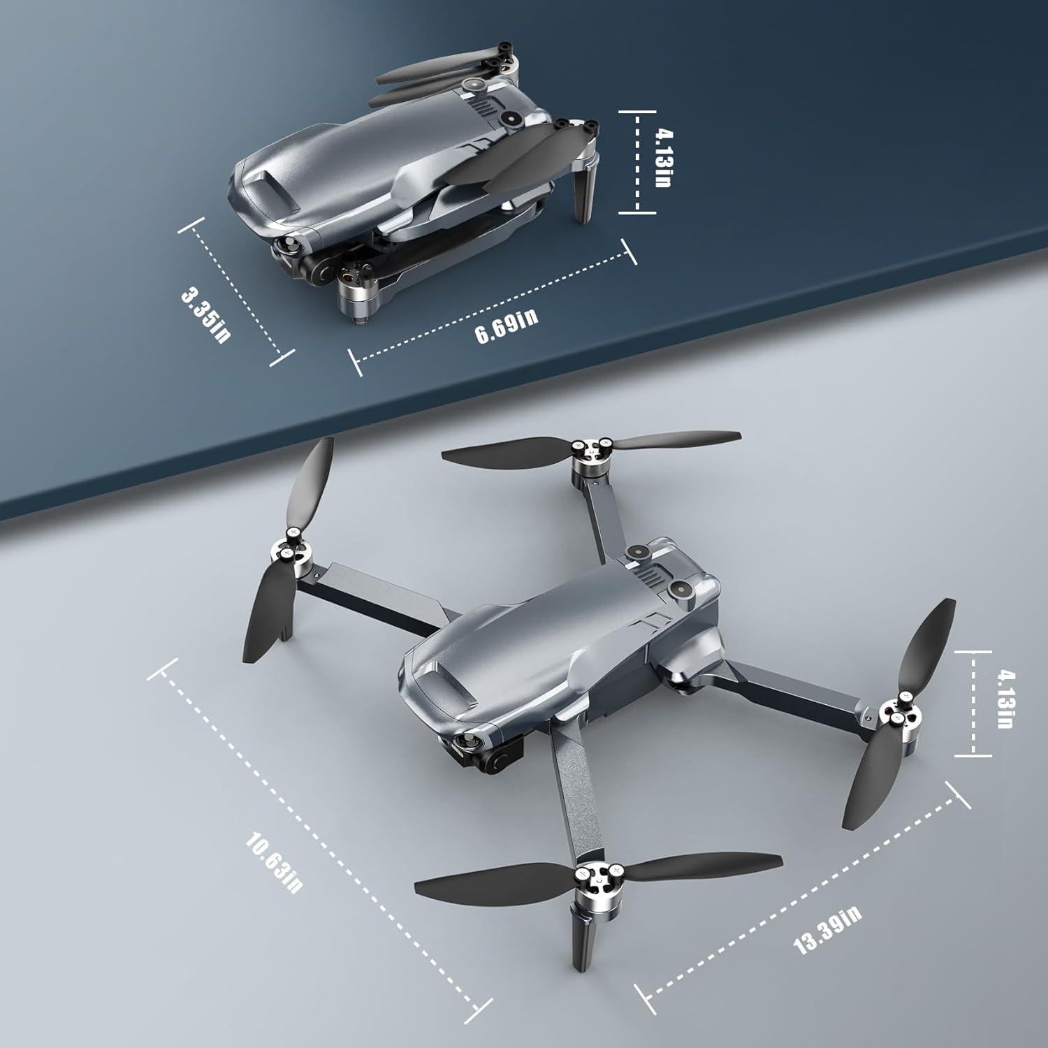 Dron GPS Glorale X38 con cámara 4K y gimbal 3 ejes