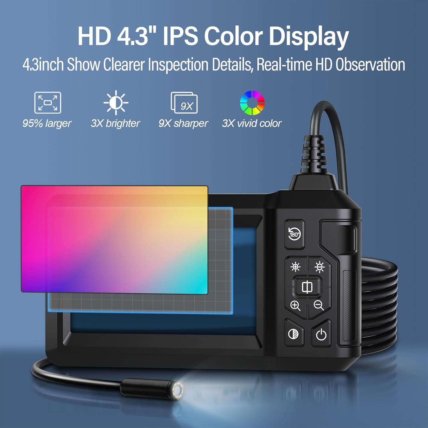 Cámara Endoscópica Kecowl 5m con Luz LED 1080P HD