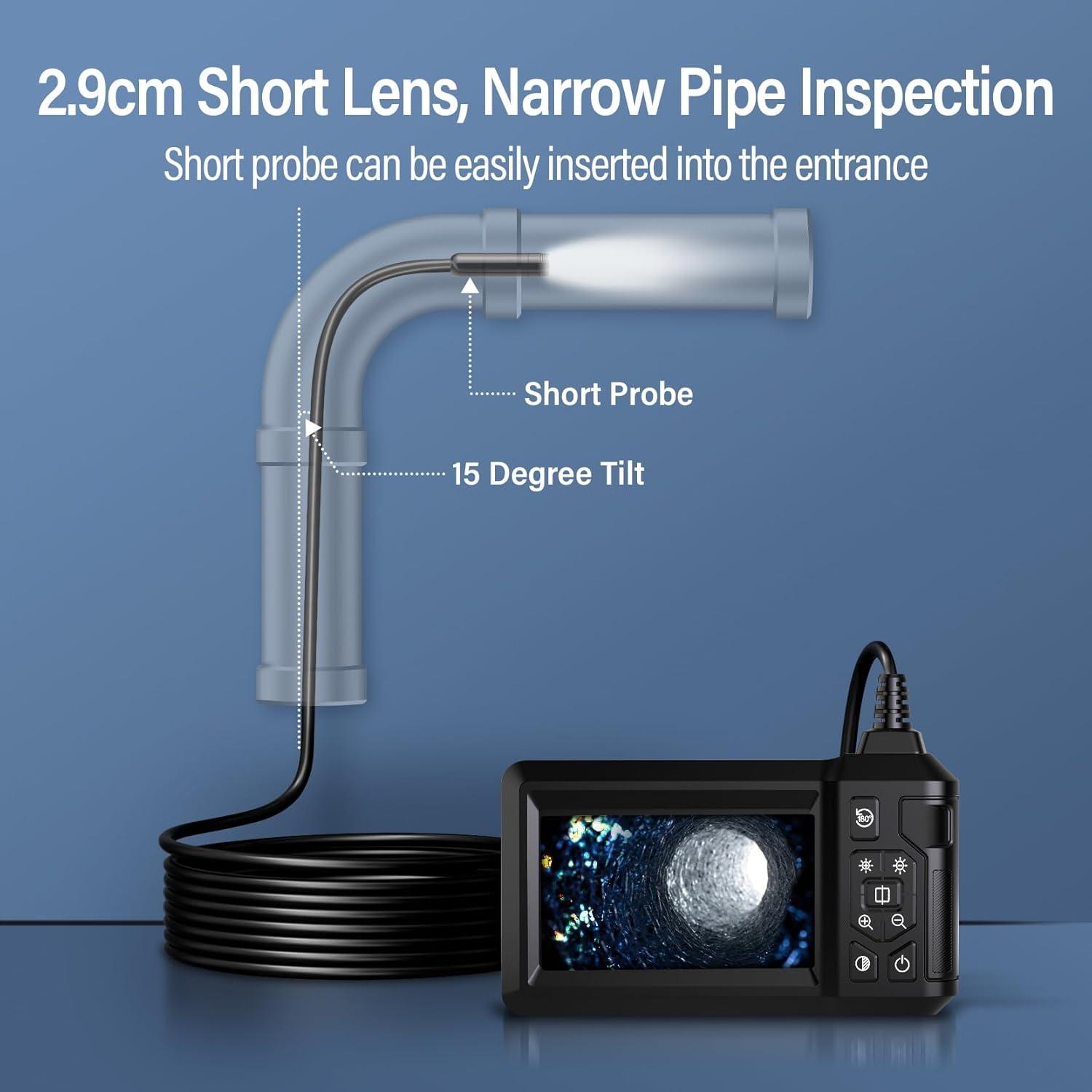 Cámara Endoscópica Kecowl 5m con Luz LED 1080P HD