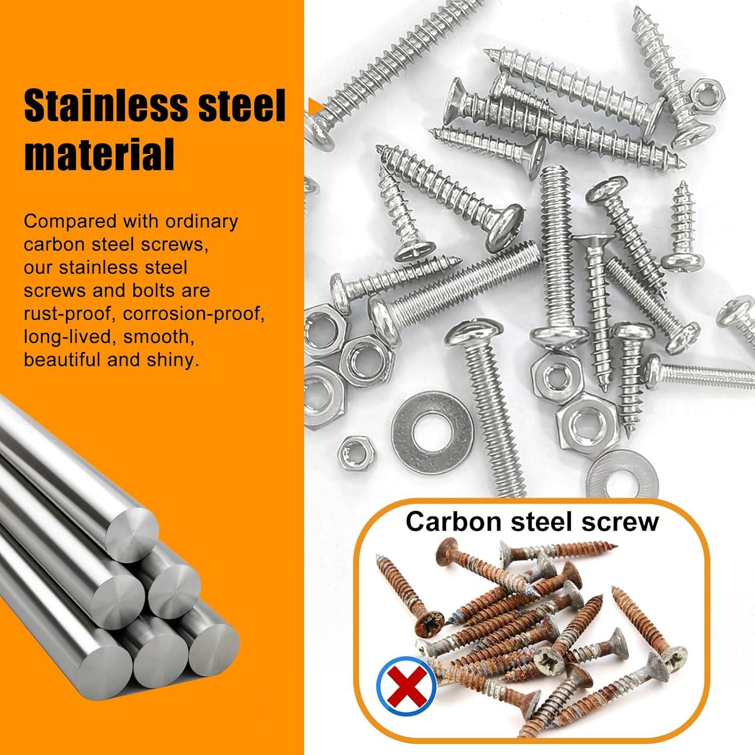 Kit de Surtido de Tuercas y Tornillos Weideer 2002 Pcs