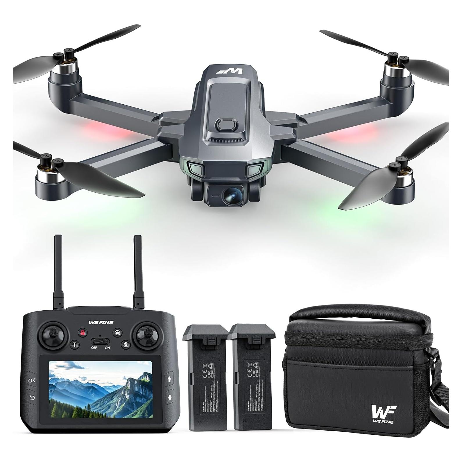 Dron WeFone WF33 4K GPS Plegable con Pantalla 4.5"