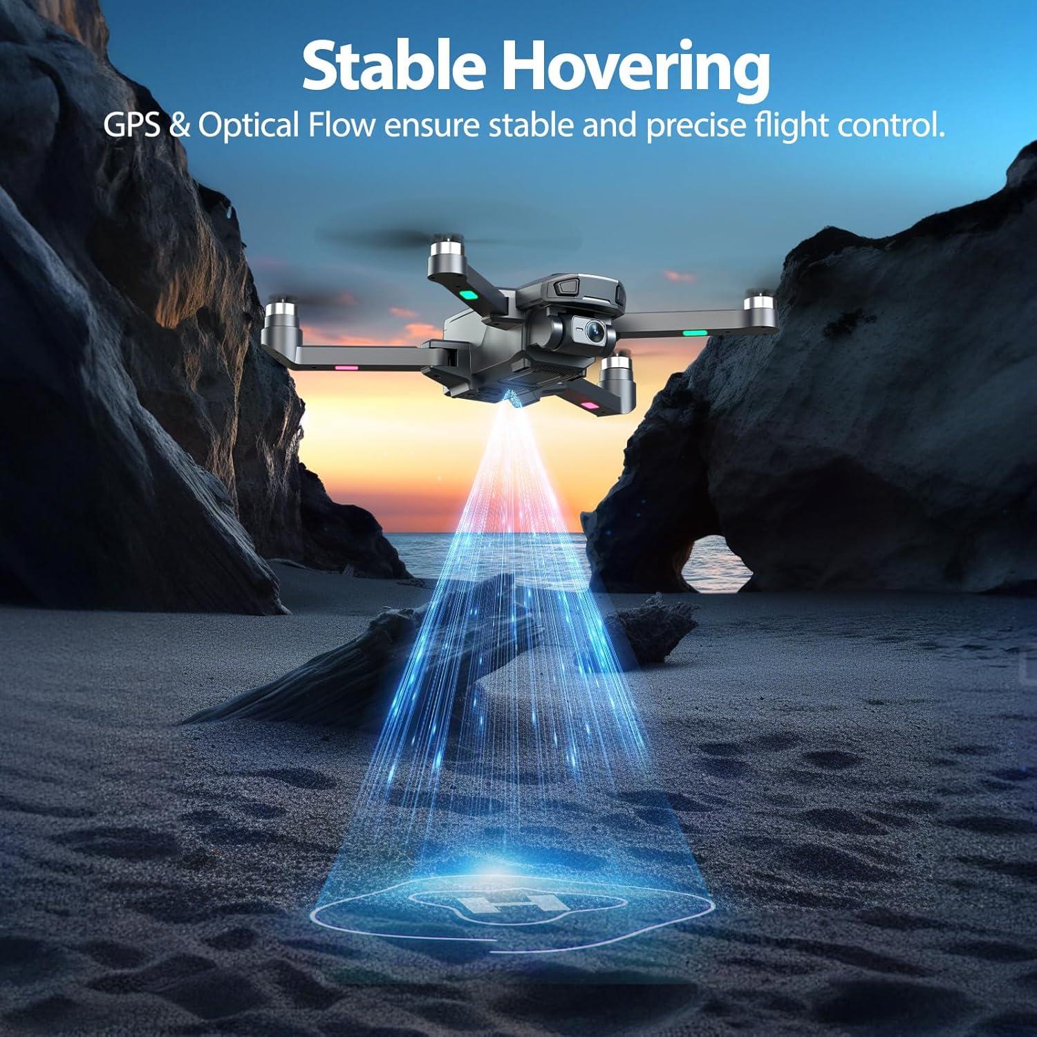 Dron WeFone WF33 4K GPS Plegable con Pantalla 4.5"