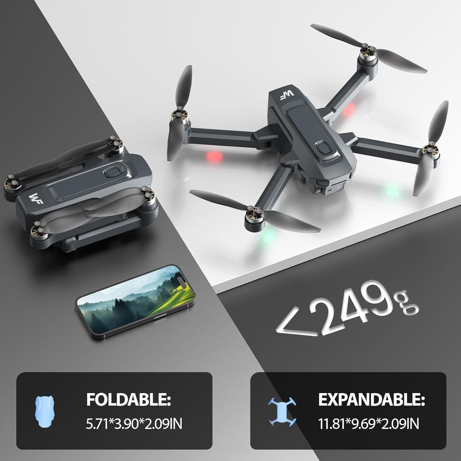 Dron WeFone WF33 4K GPS Plegable con Pantalla 4.5"