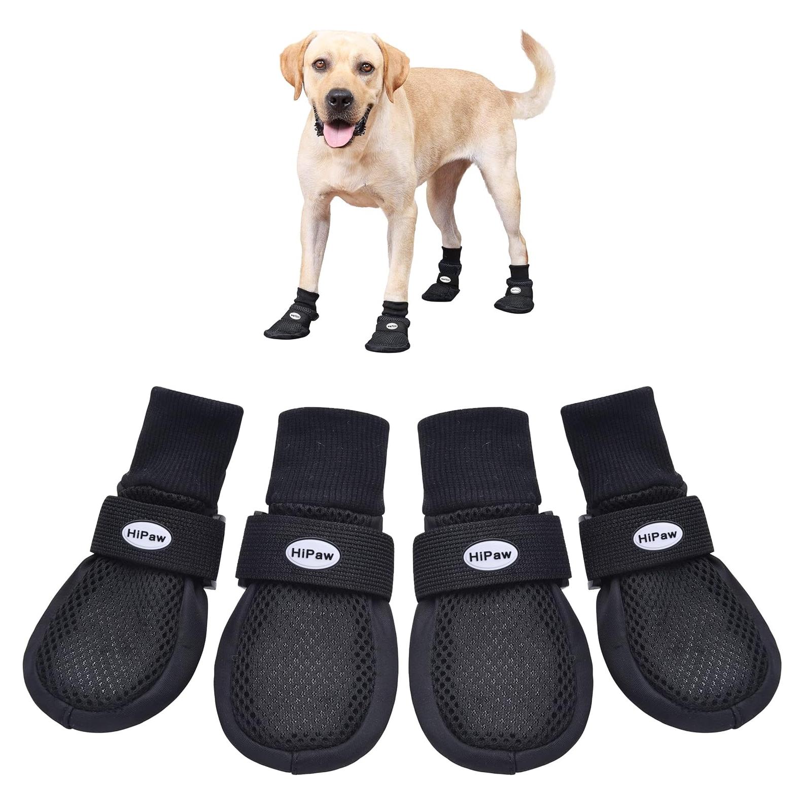 Botas Transpirables Hipaw para Perros Medianos y Grandes - Antideslizantes