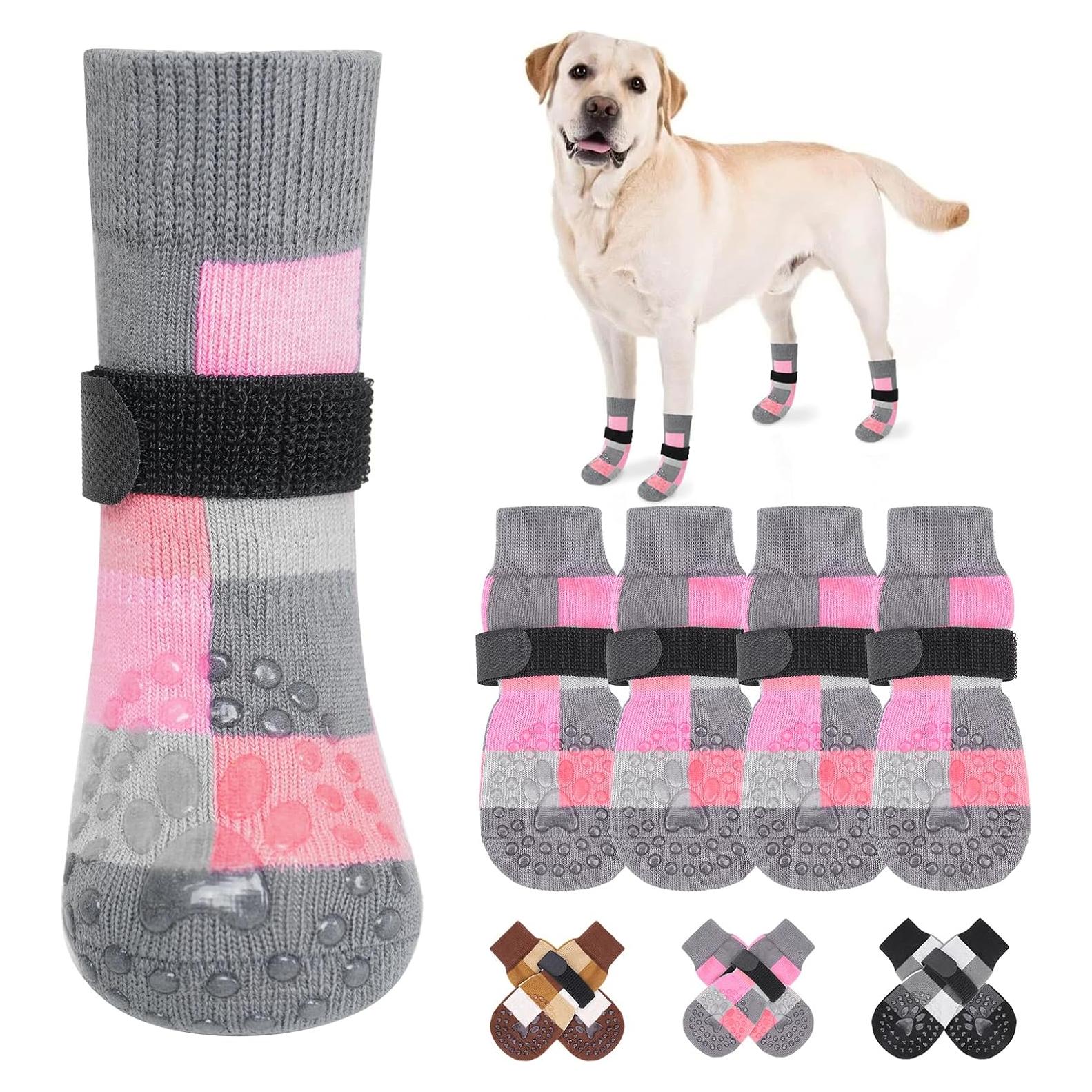 Calcetines Antideslizantes para Perros BEAUTYZOO - Talla L