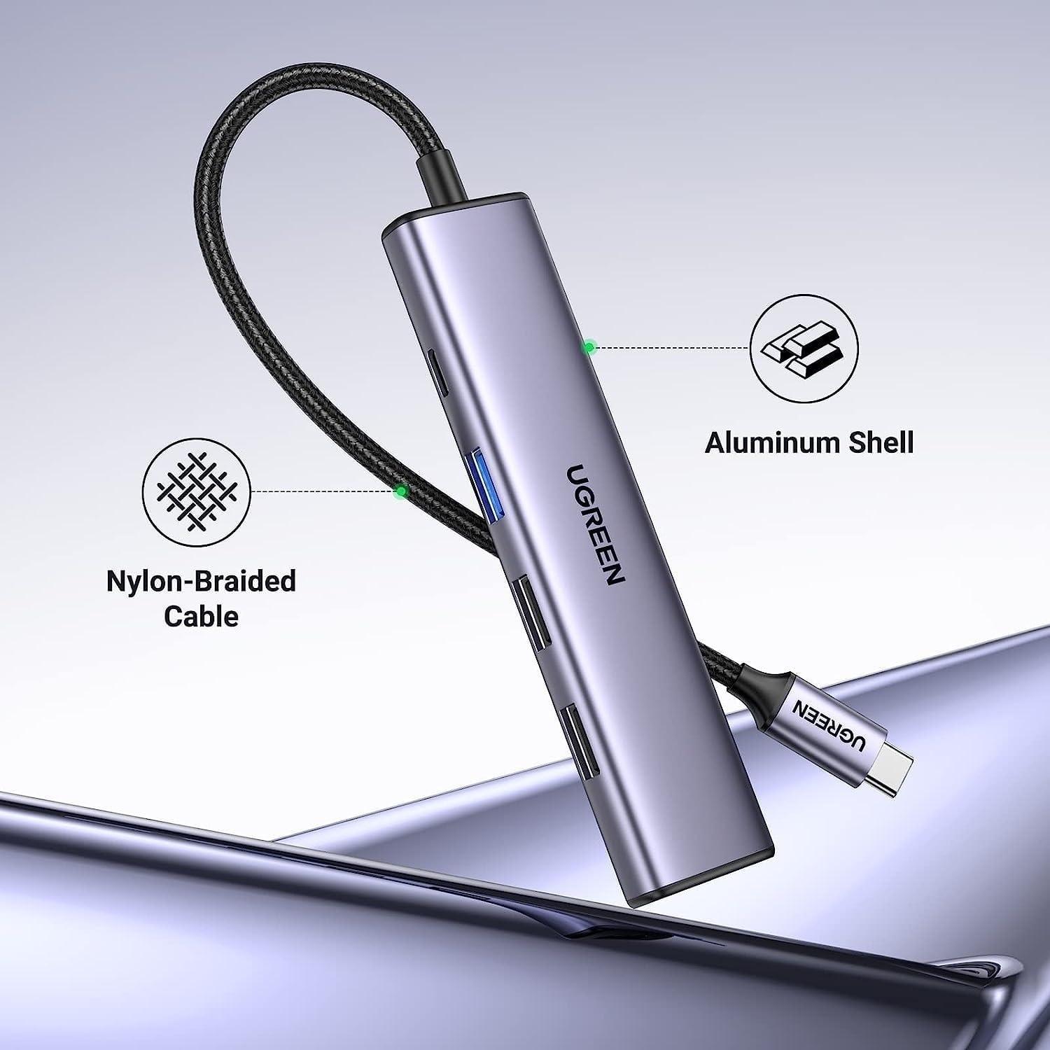 UGREEN Hub USB C 5 en 1 4K HDMI 100W para MacBook y más