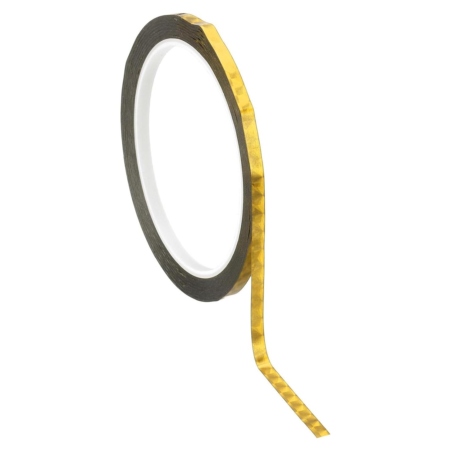 Cinta adhesiva espejo dorado PATIKIL 5 mm x 50 m para manualidades