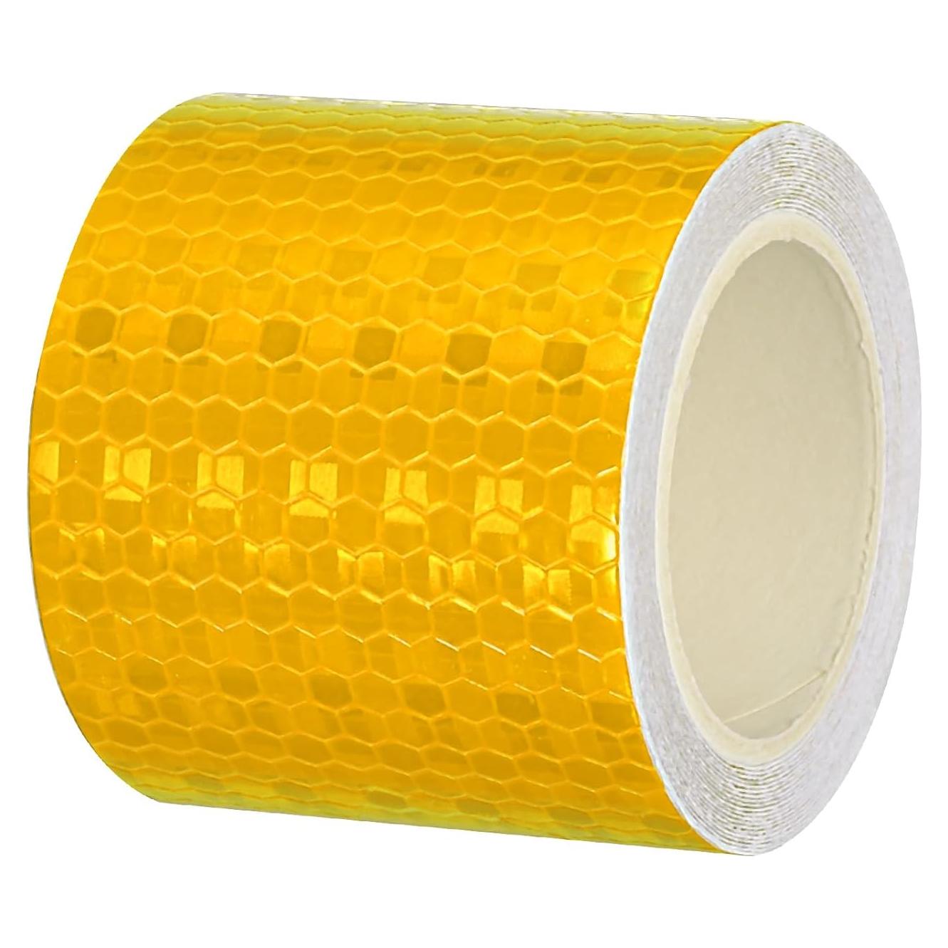 Cinta Reflectante Autoadhesiva PATIKIL 5 cm x 3 m Amarillo