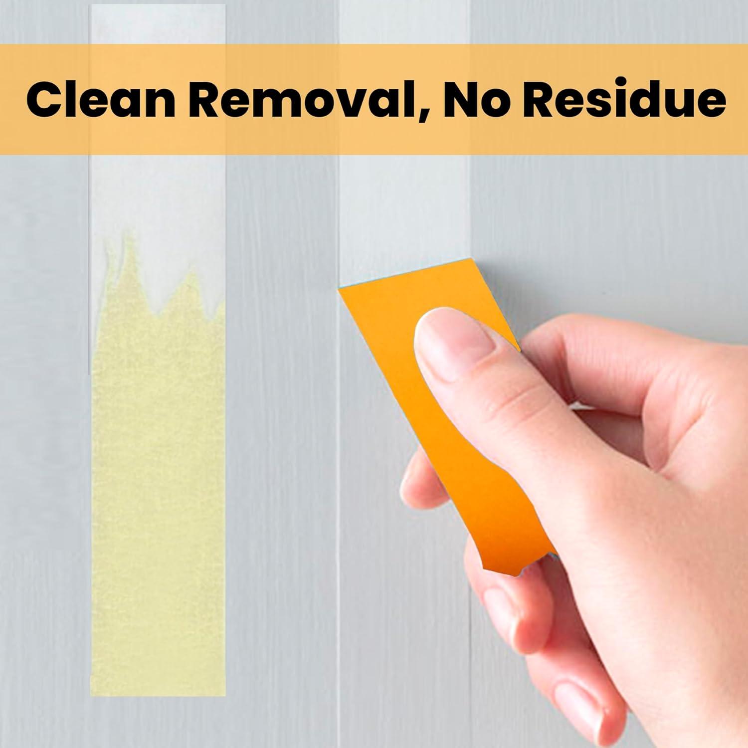 Cinta de Enmascarar TAPEBEAR 3.58 cm x 54.86 m 6 Rollos