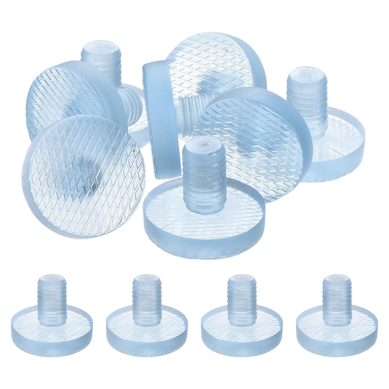 Topes de Vidrio para Mesa uxcell 8Pcs 12mm Anticolisión