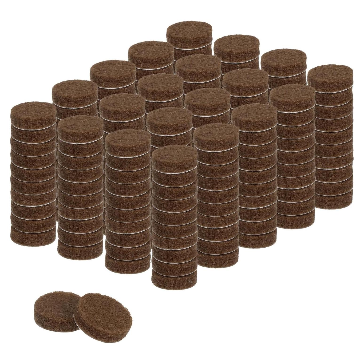 Almohadillas de Fieltro Redondas uxcell 1000Pcs 10mm x 3mm