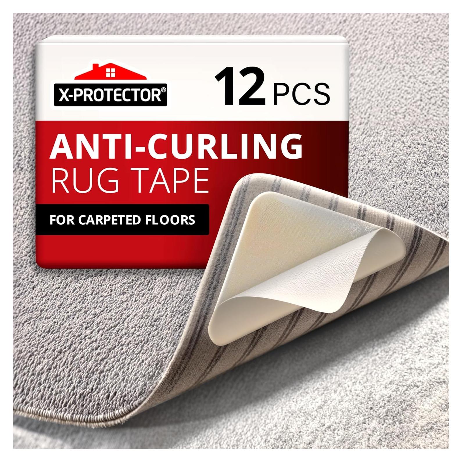 Cinta Antideslizante para Alfombra X-Protector - 12 Piezas