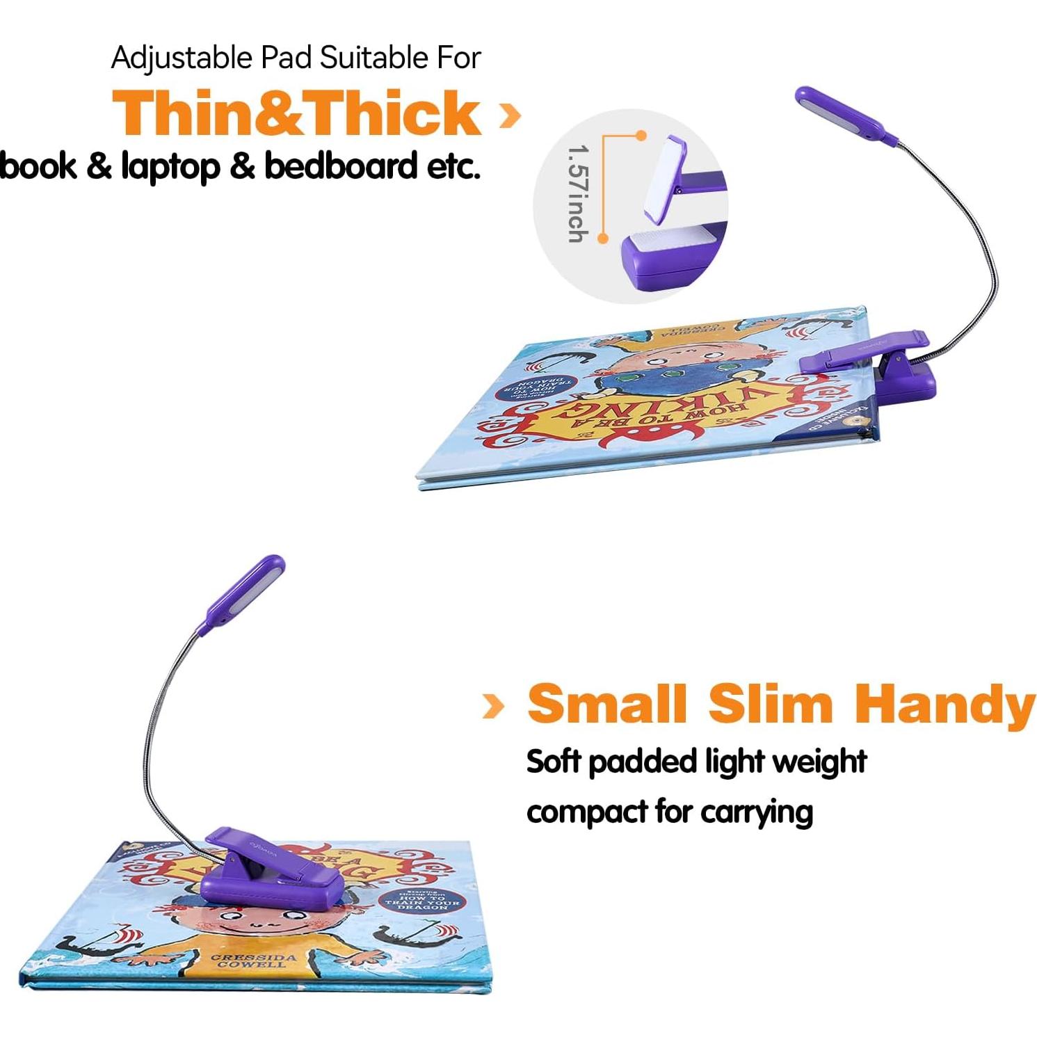 Luz de Lectura Recargable VAVOFO KM-6720 7 LED 9 Modos