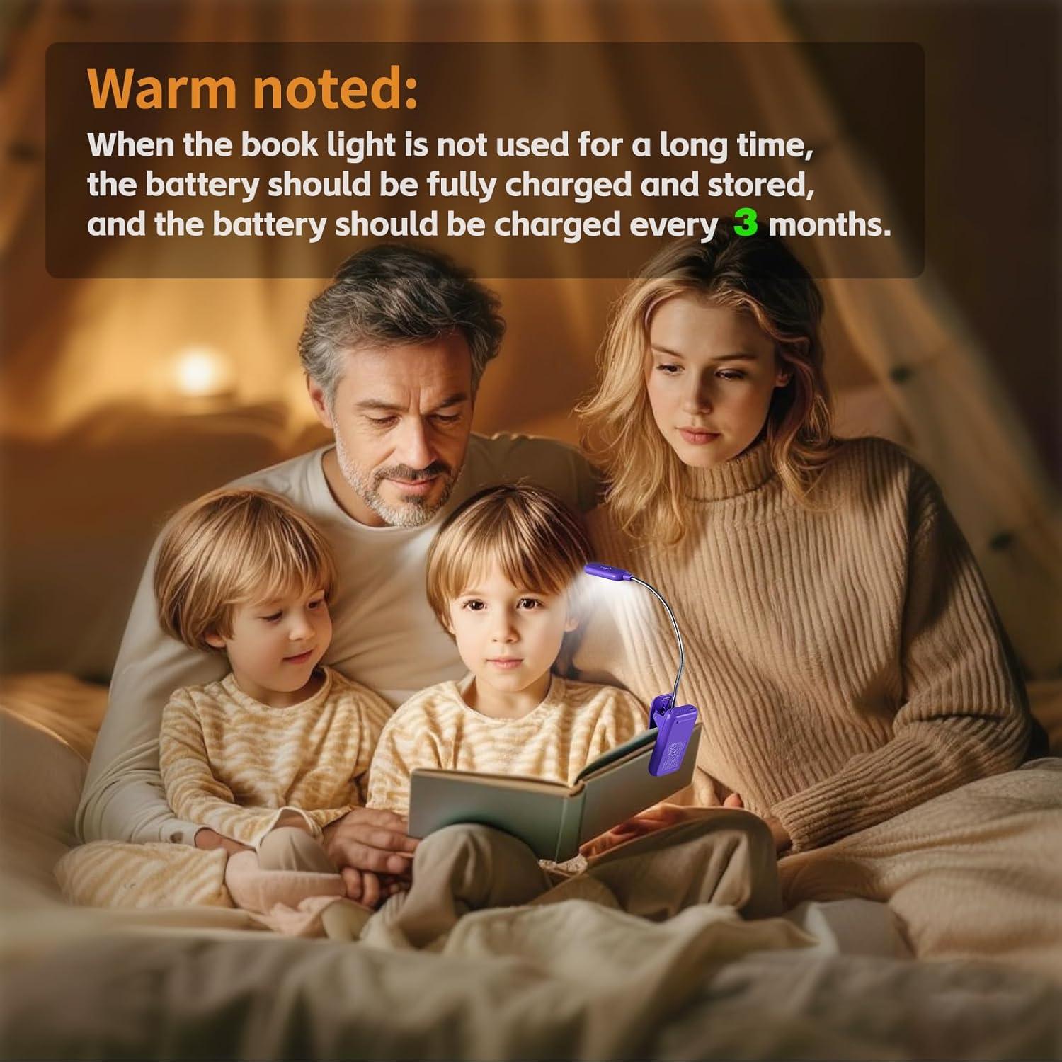 Luz de Lectura Recargable VAVOFO KM-6720 7 LED 9 Modos