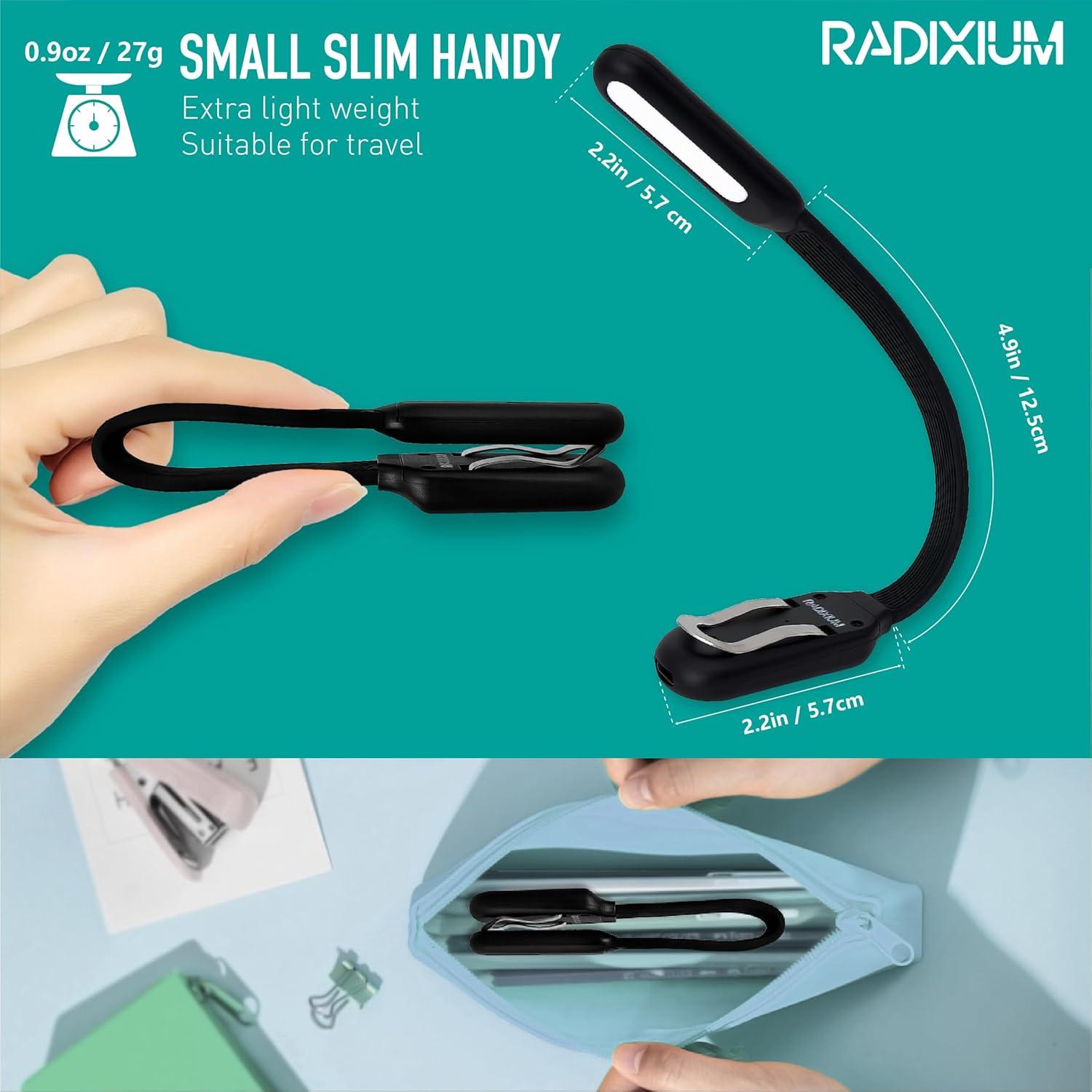 Luz de Libro Recargable Somisgarden AI4820BM LED 4 Temperaturas