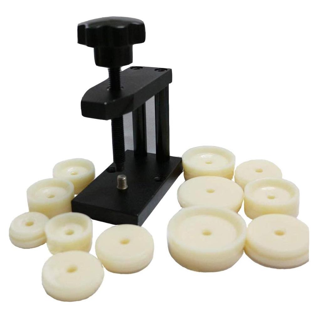 Prensa de Caso OTOOLWORLD con 12 Troqueles para Relojes