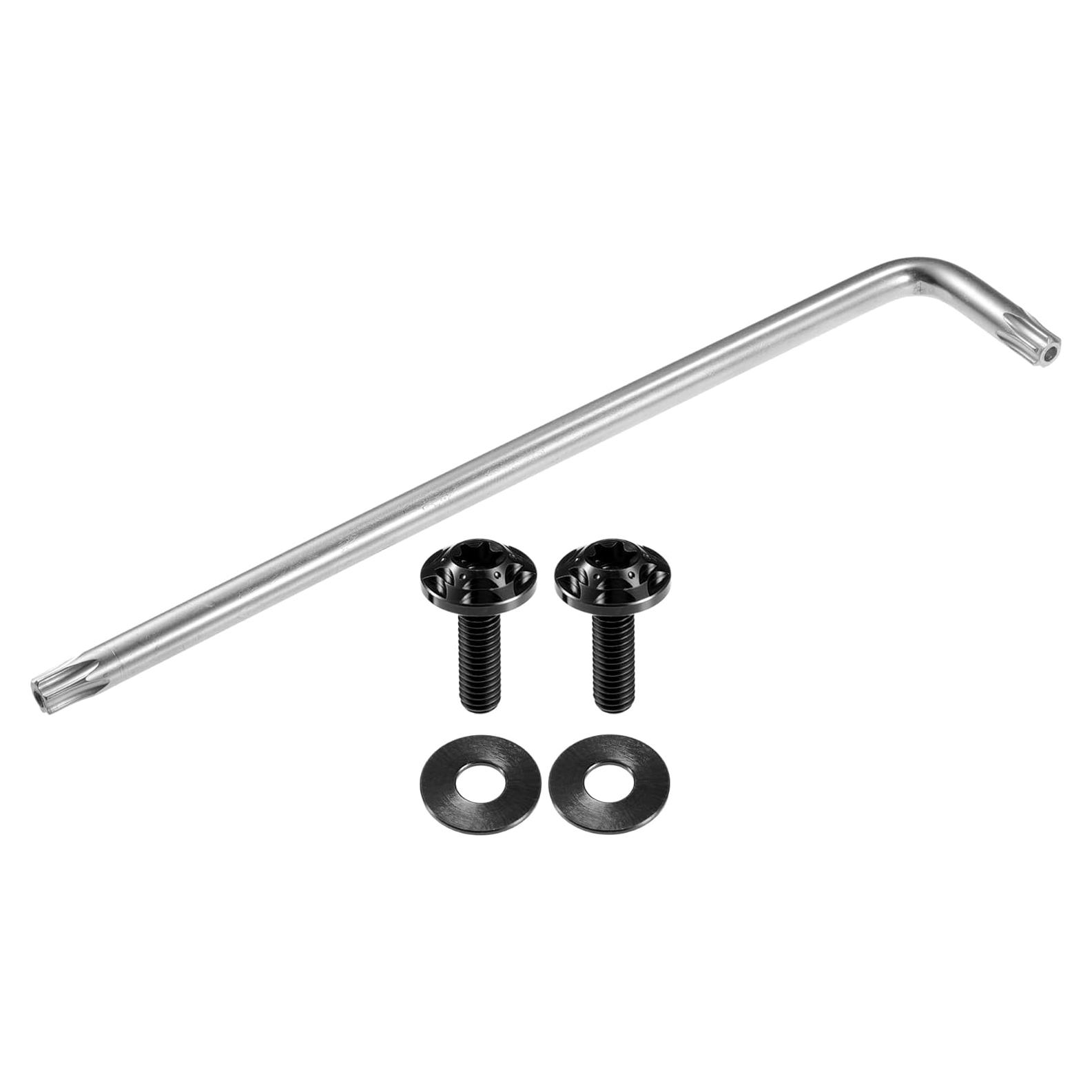 Tornillos Antirrobo para Placa de Licencia Partuto M6 - 2 Pcs