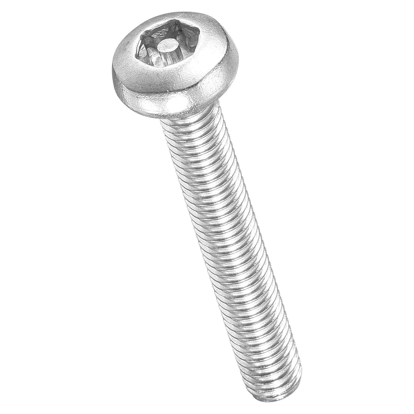 Tornillos de Seguridad Torx Metallixity M4-0.7x30mm 40Pcs