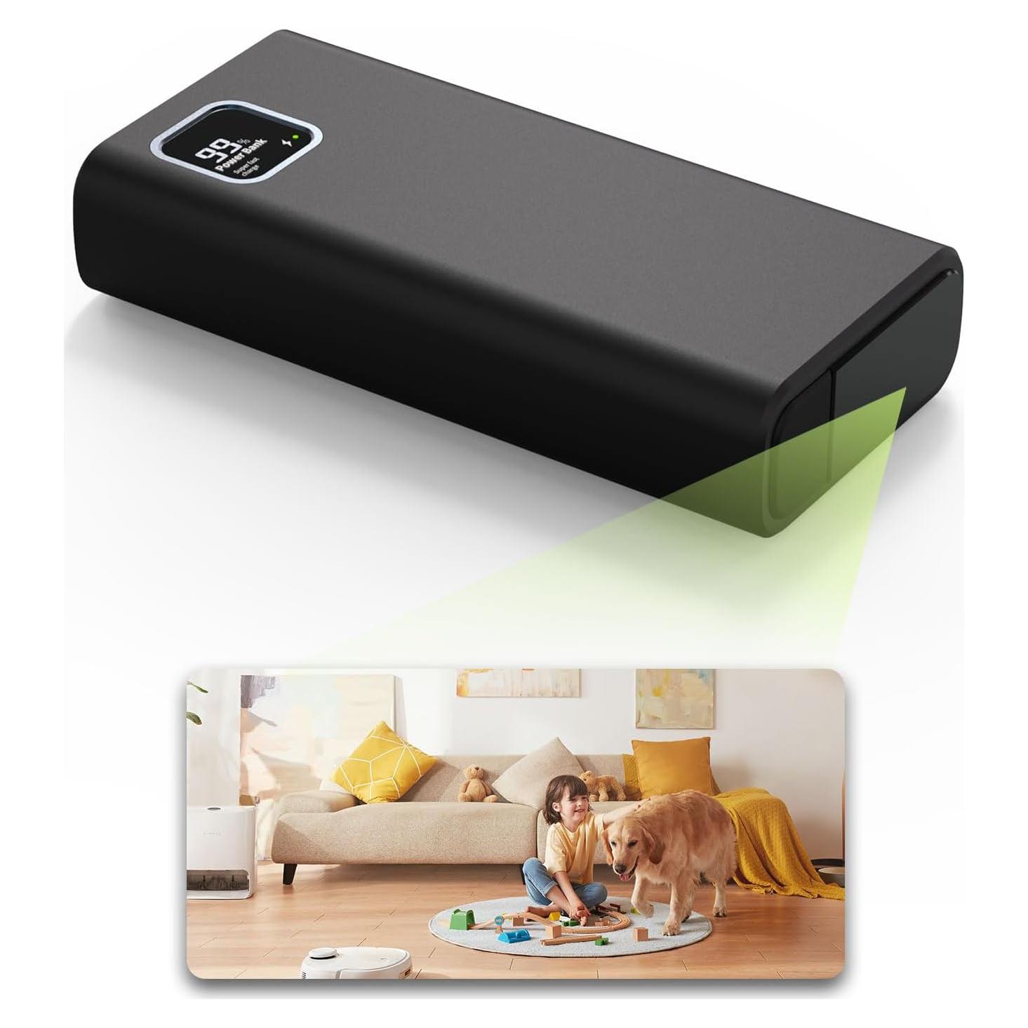 Banco de Energía 10000mAh y Cámara de Seguridad 2K HD