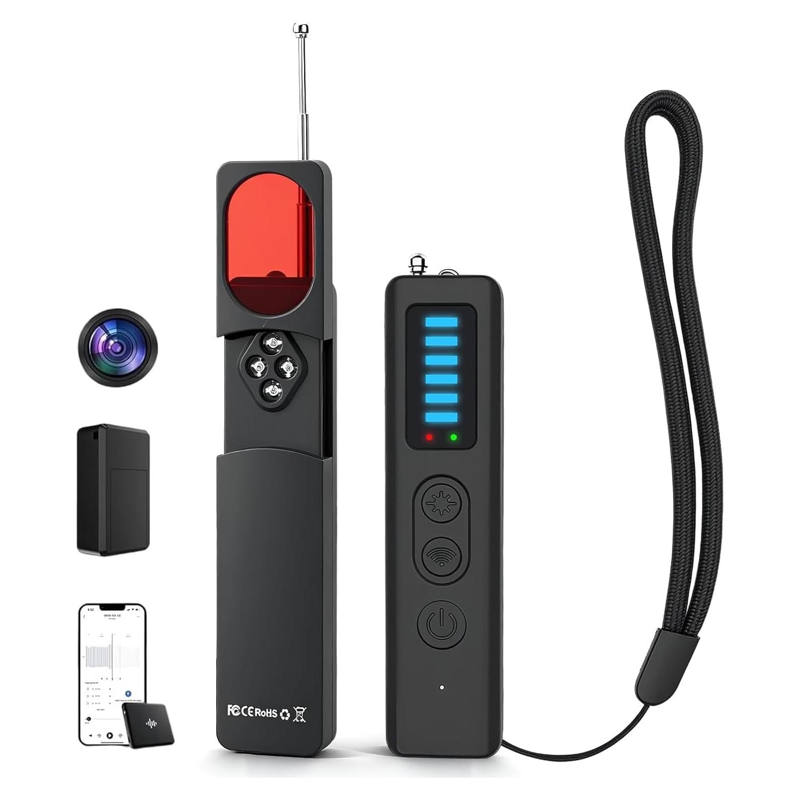 Detector de Cámaras Ocultas CUAUUO T18 - 5 Niveles Sensibilidad