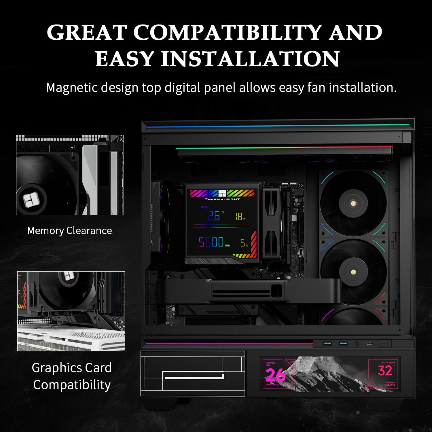 Enfriador de CPU Thermalright Peerless Assassin 140 Digital Negro