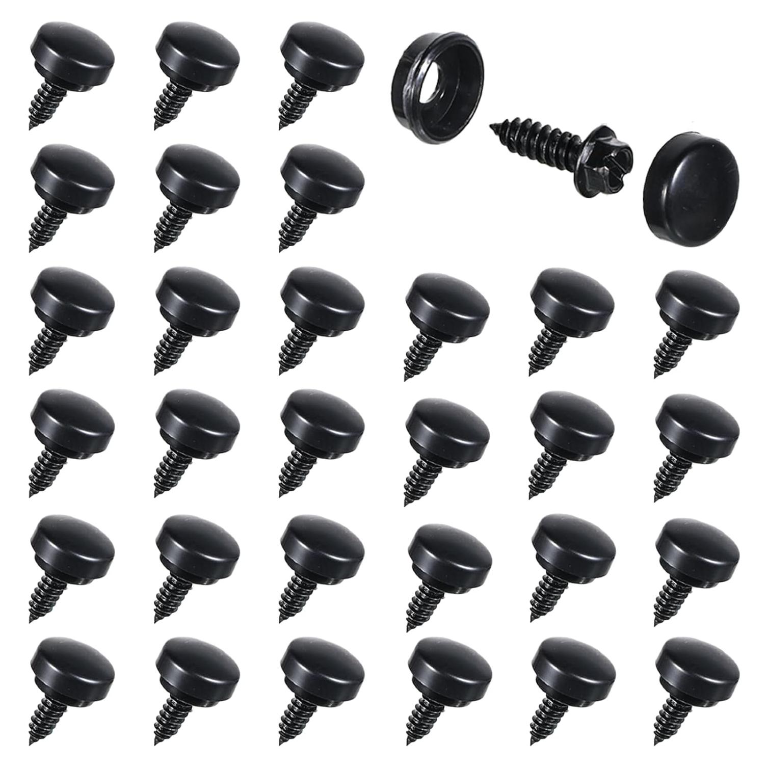 Kit de Tornillos Antirrobo para Placas de Matrícula 24 Pzas