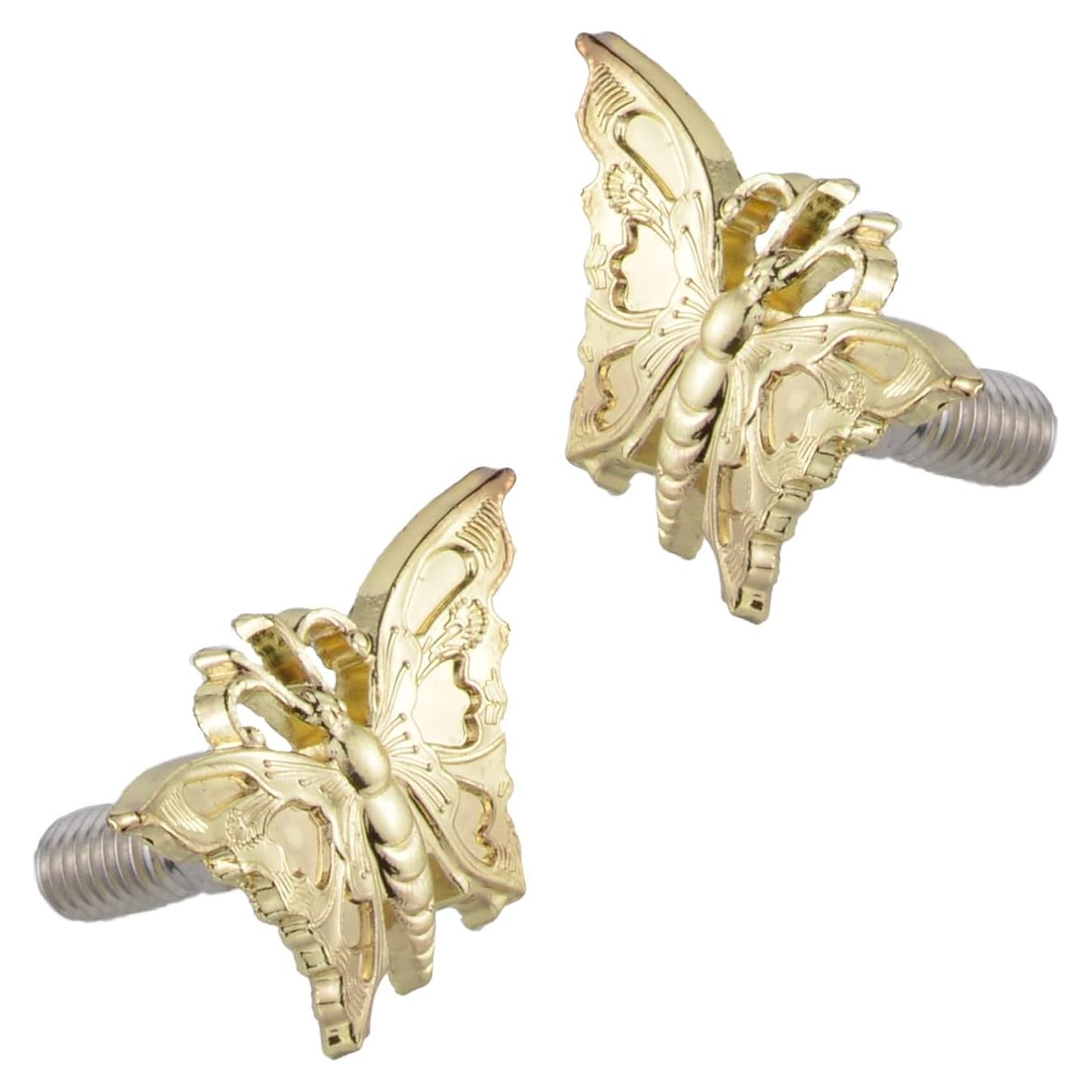 Tornillos Antirrobo para Placa de Licencia Temzzer - 2 Pcs Oro