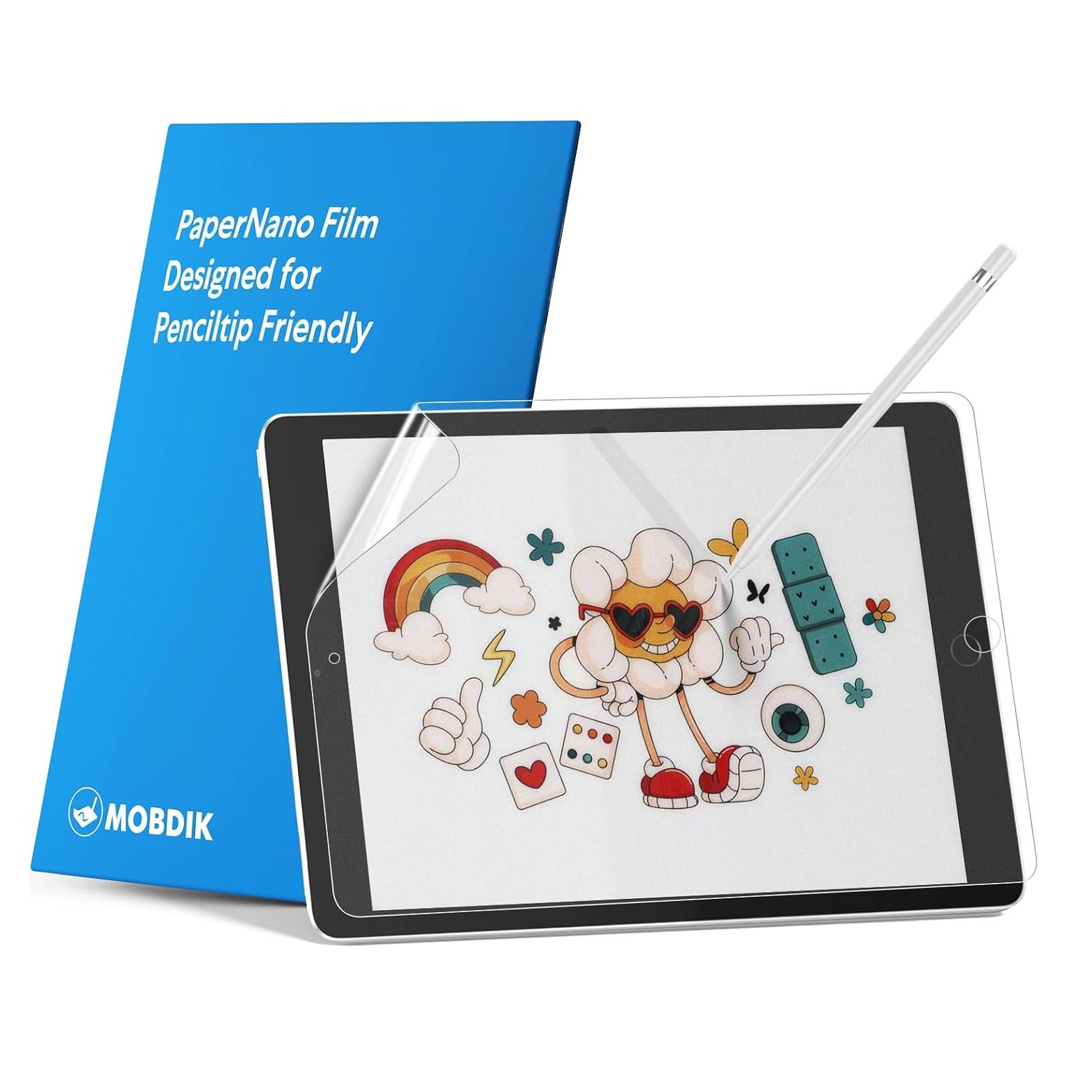 Protector de Pantalla Paperfeel MOBDIK para iPad 10.2" 9na/8va/7ma