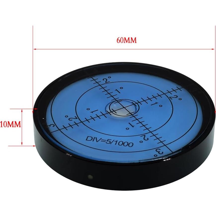 Nivel de Burbuja Horizontal The Yan He 60mm Luminiscente