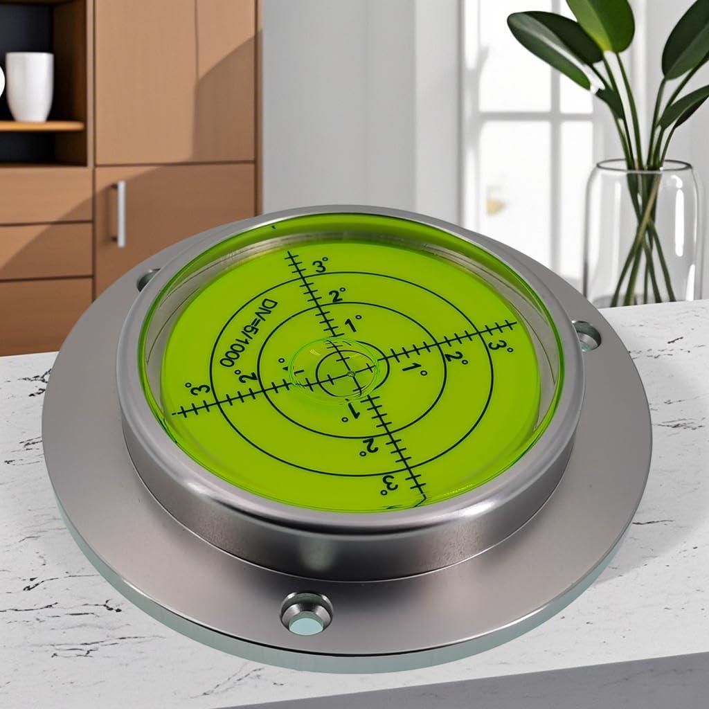 Nivel de Burbuja Horizontal The Yan He 90mm Aluminio