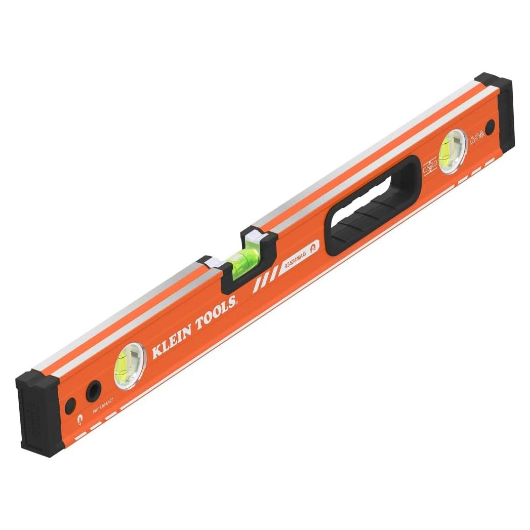 Nivel de Caja Magnético Klein Tools 61cm 3 Viales Aluminio