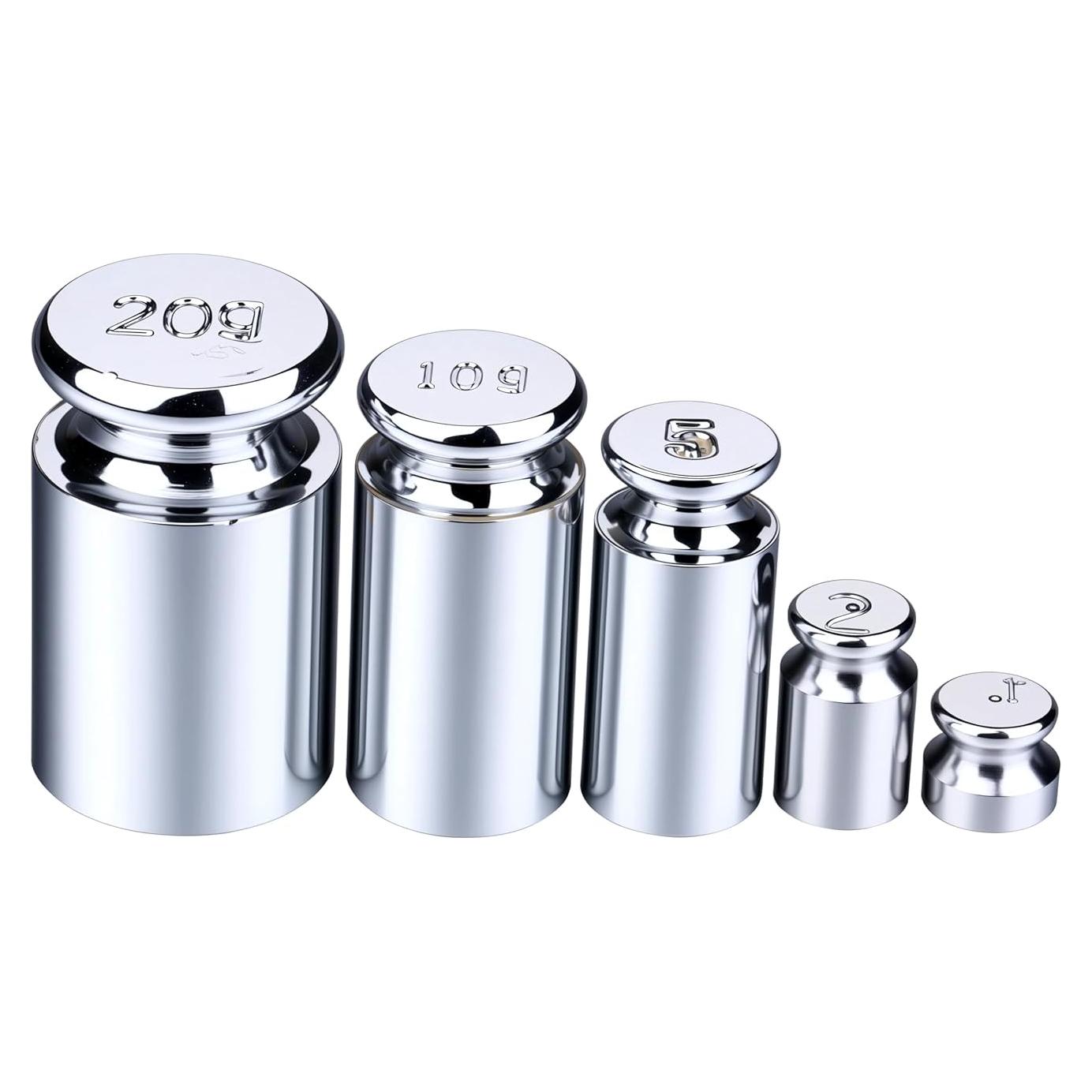 Juego de Pesas de Calibración I-MART 5 Piezas Acero Cromado