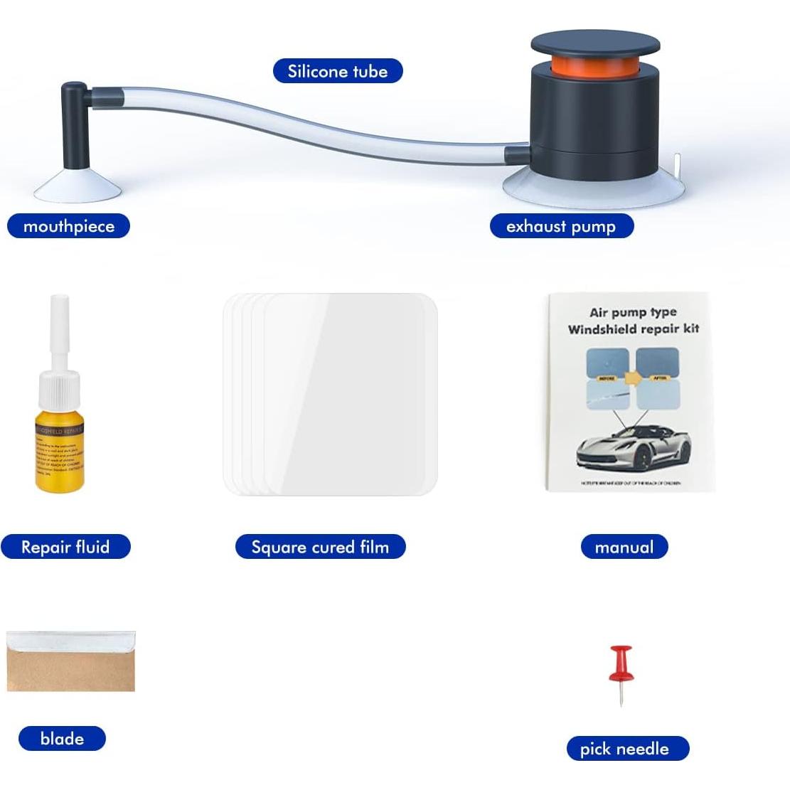 Kit de Reparación de Parabrisas XTryfun - Juego Individual